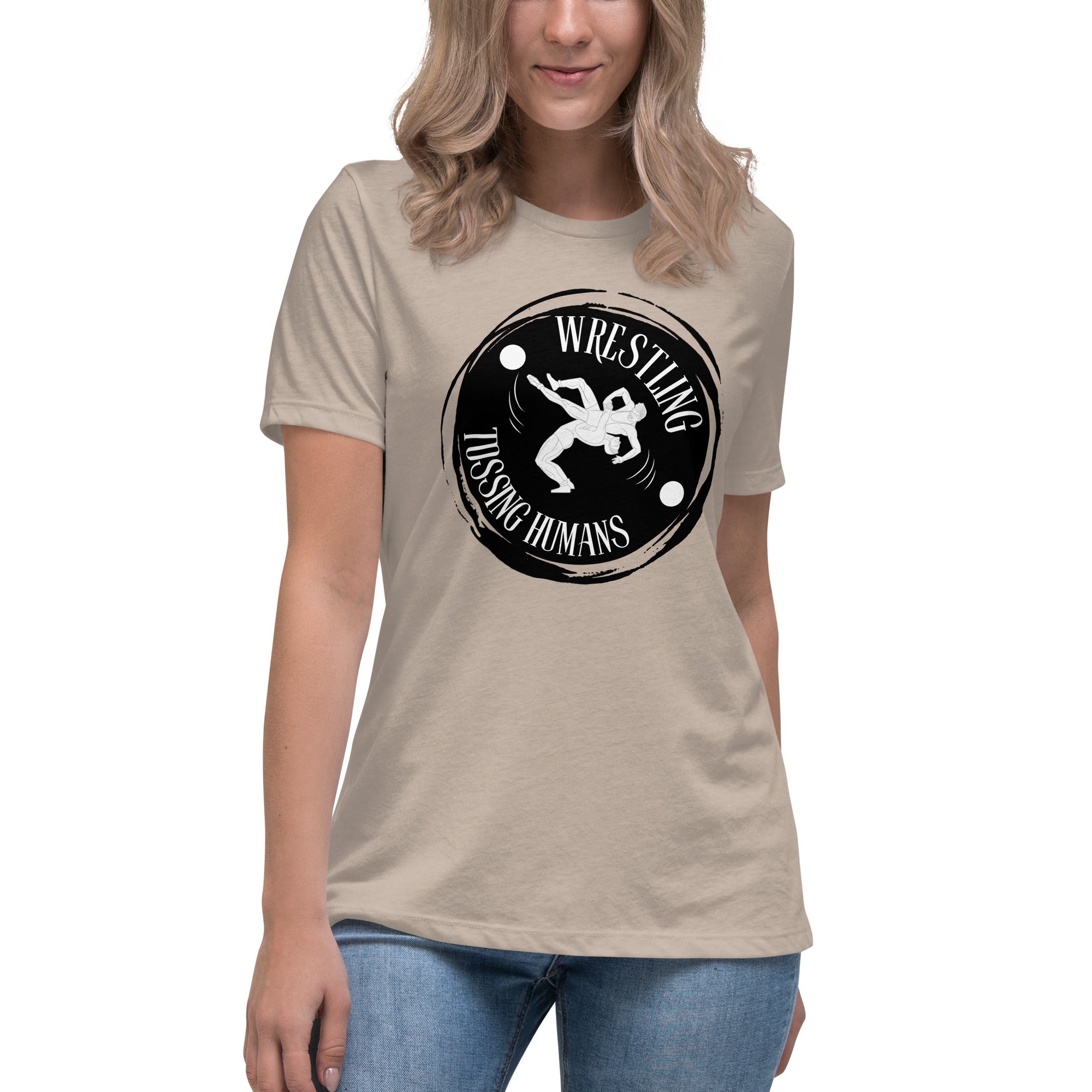 Wrestling Tossing Humans Women's Premium T-Shirt