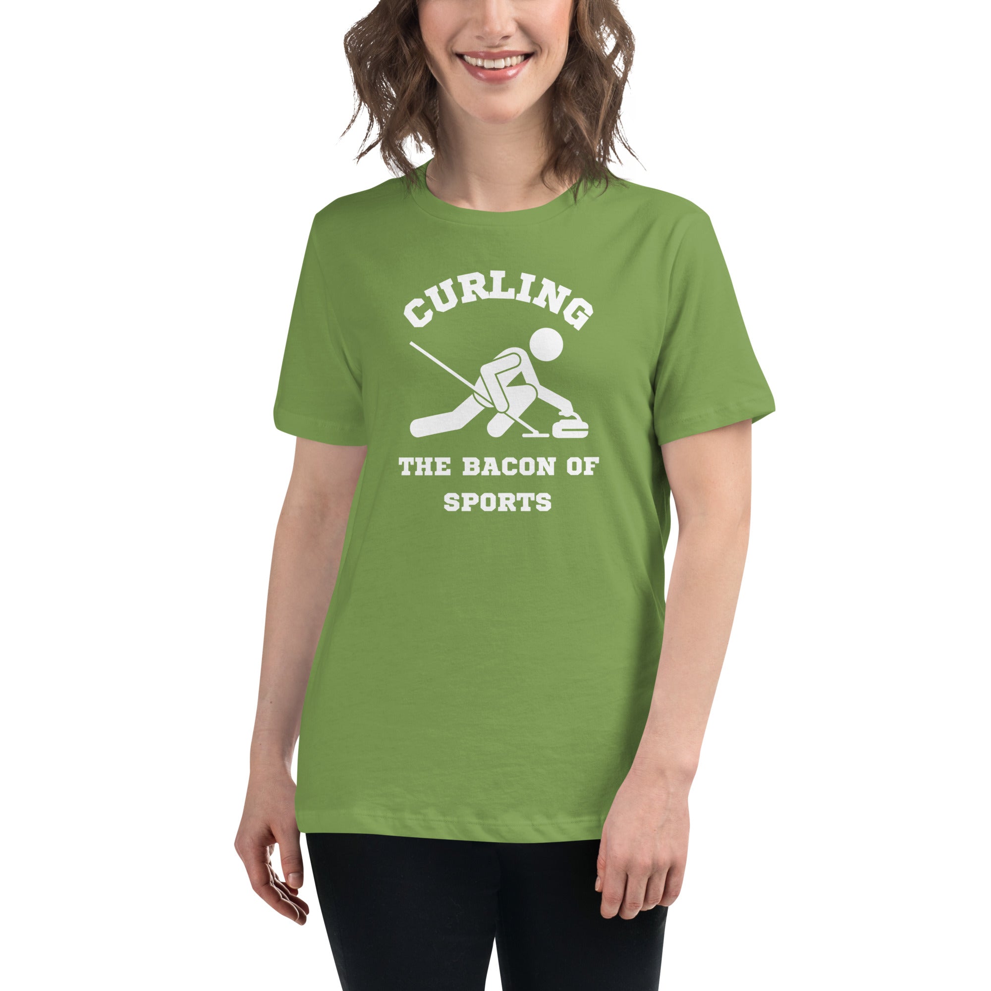 Curling The Bacon Of Sports Women's Premium T-Shirt