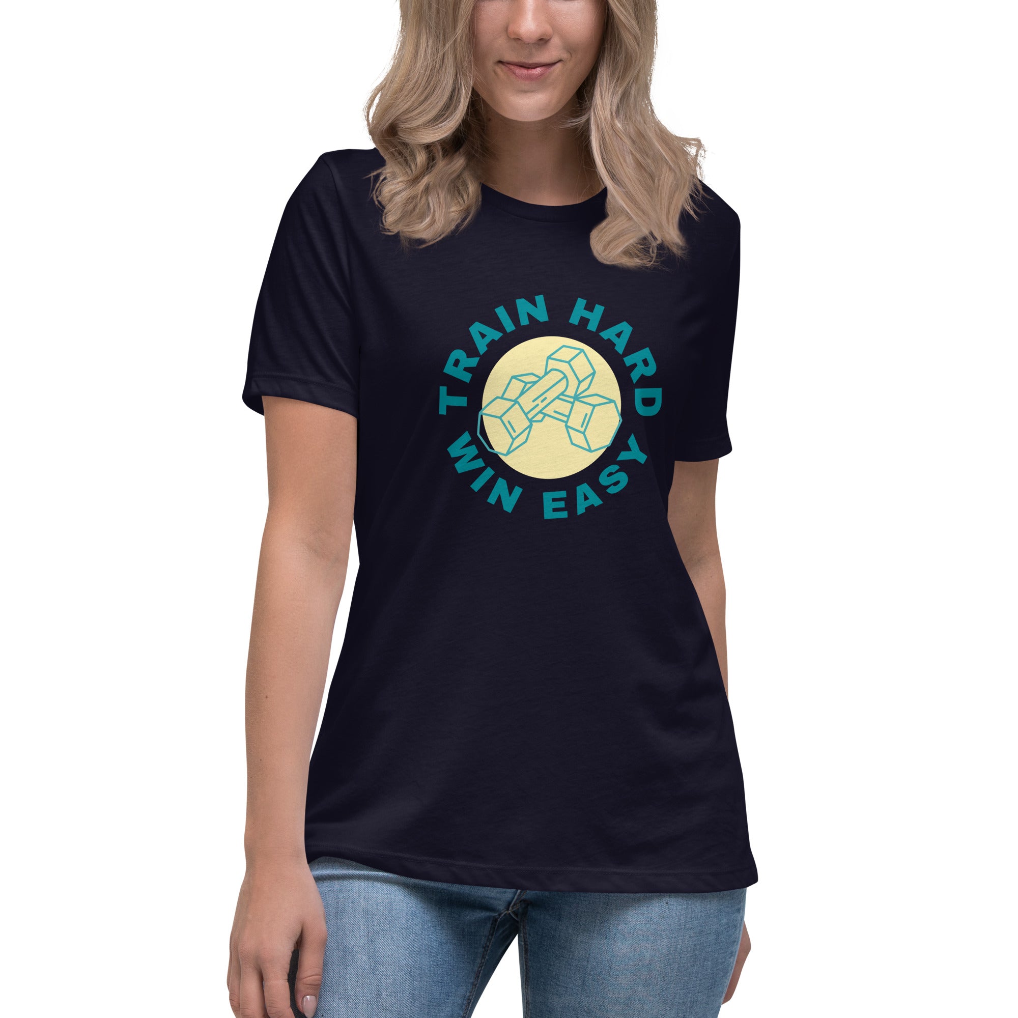 Train Hard Win Easy Women's Premium T-Shirt