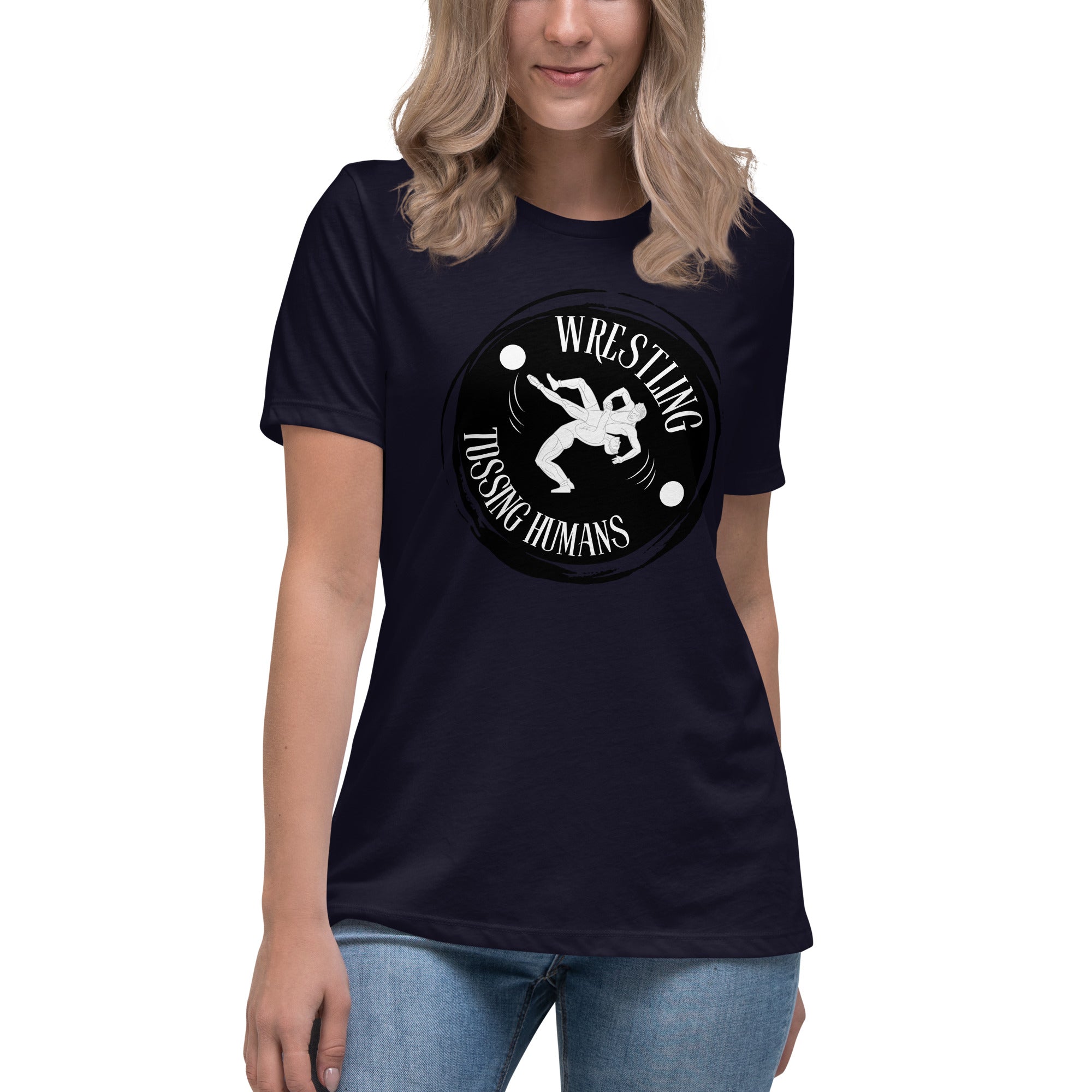 Wrestling Tossing Humans Women's Premium T-Shirt