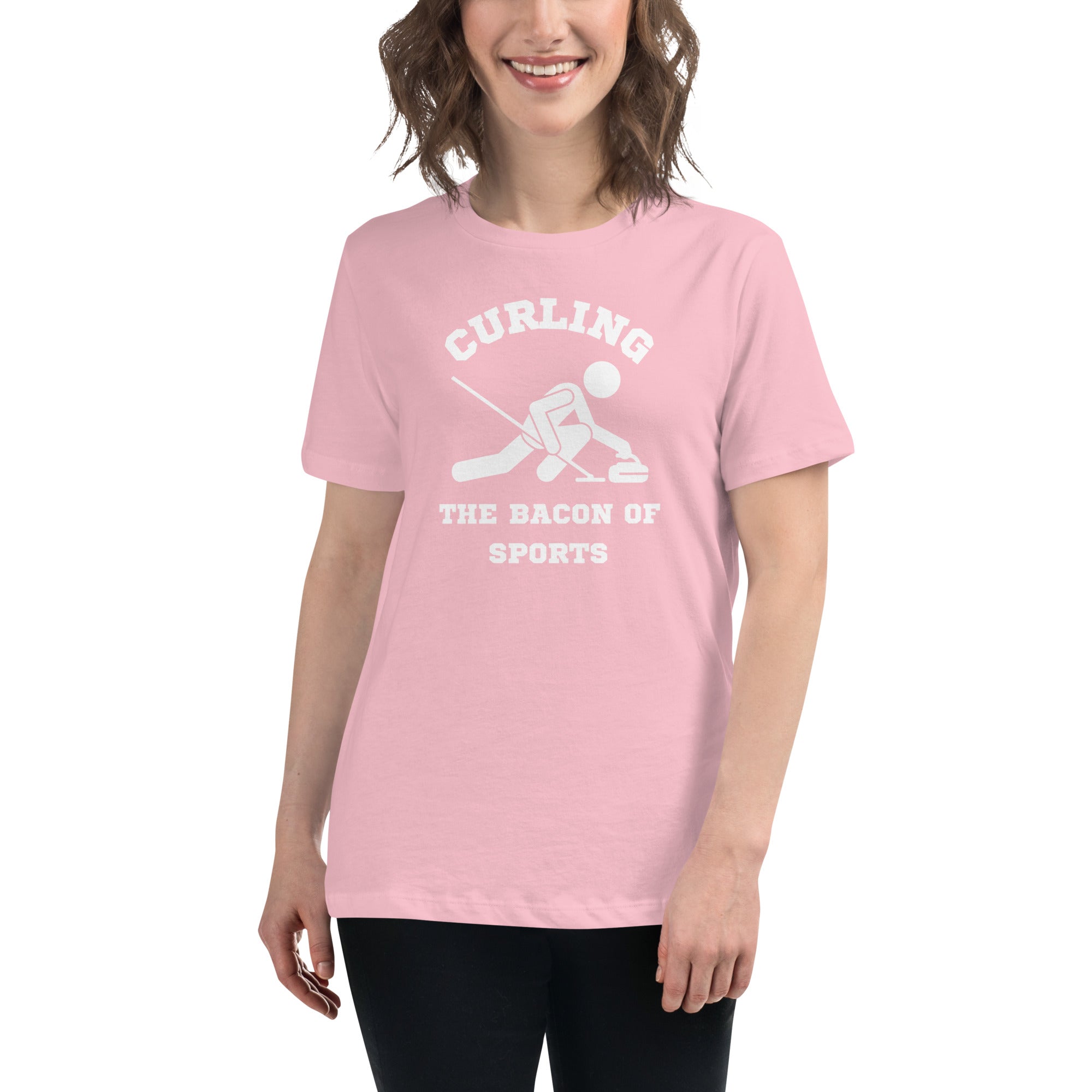 Curling The Bacon Of Sports Women's Premium T-Shirt