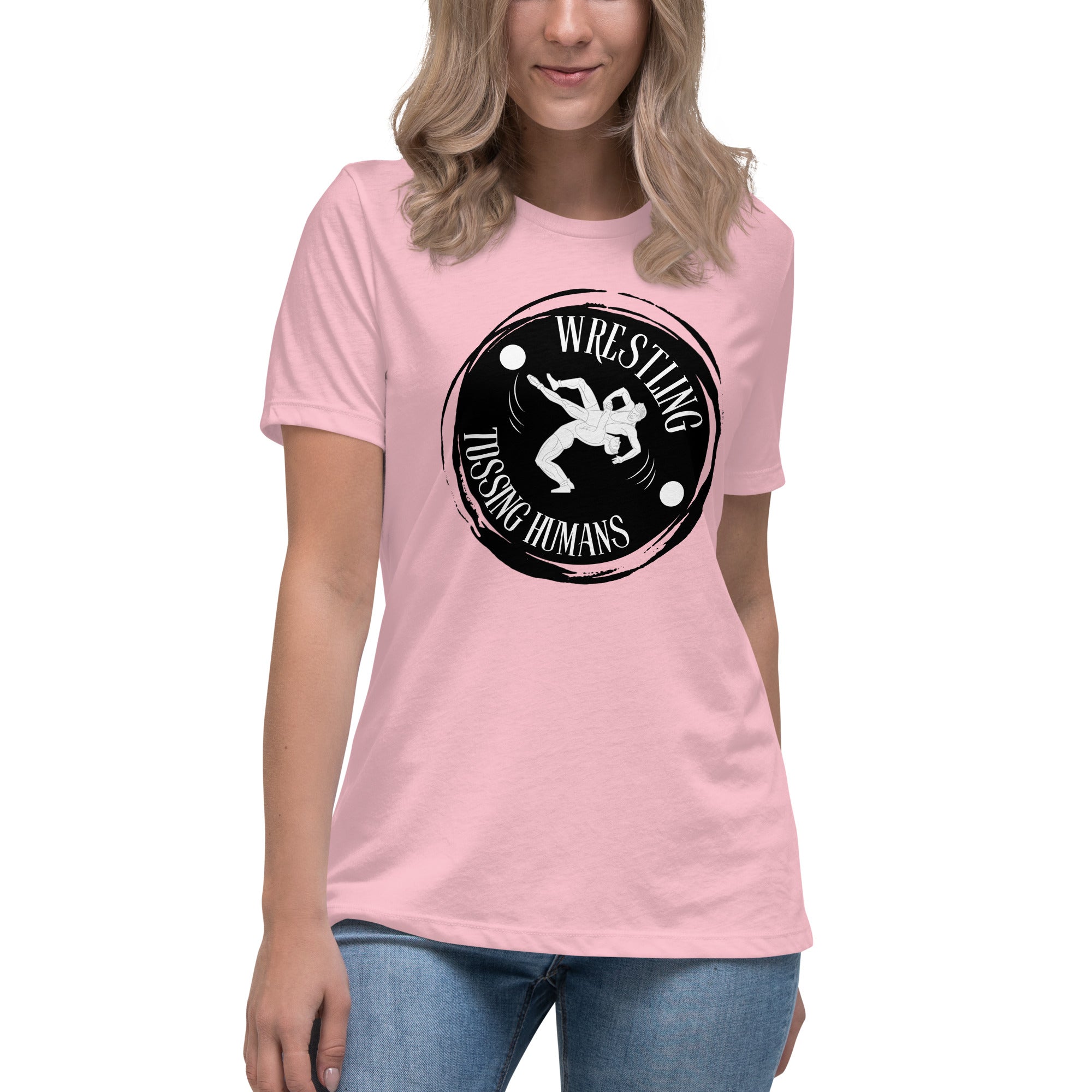 Wrestling Tossing Humans Women's Premium T-Shirt