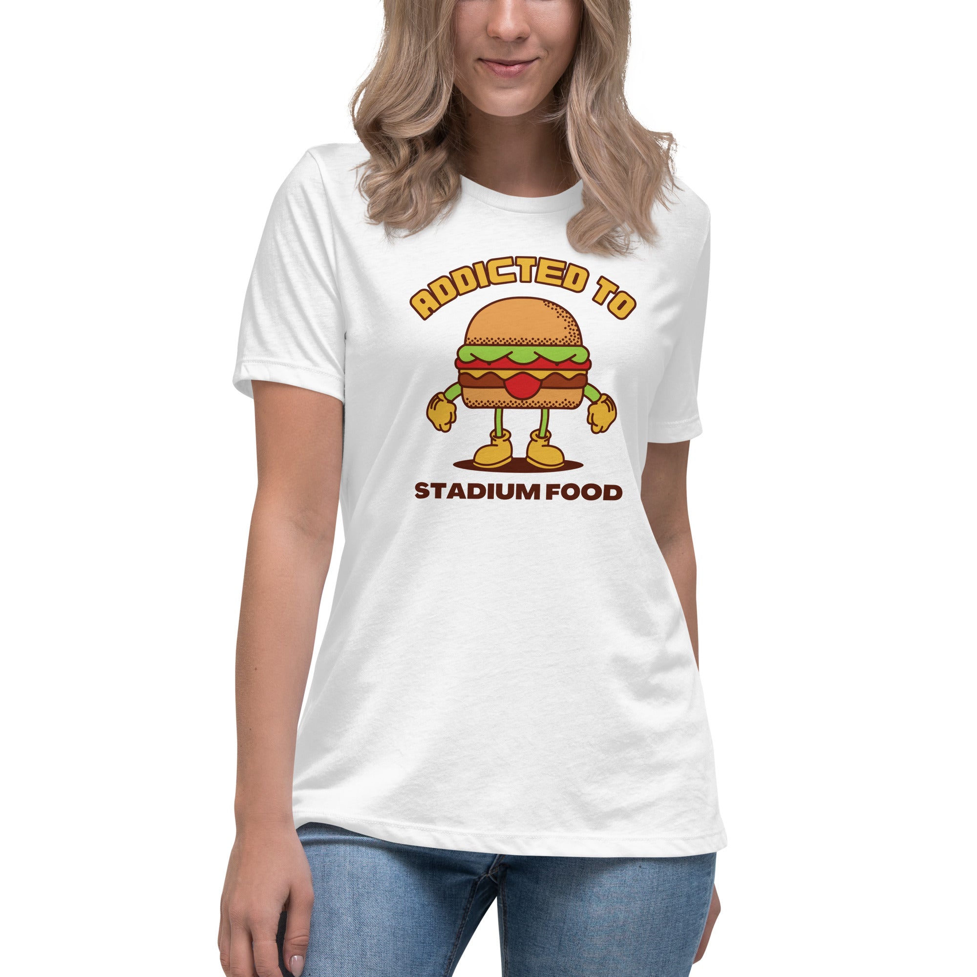 Addicted To Stadium Food Women's Premium T-Shirt