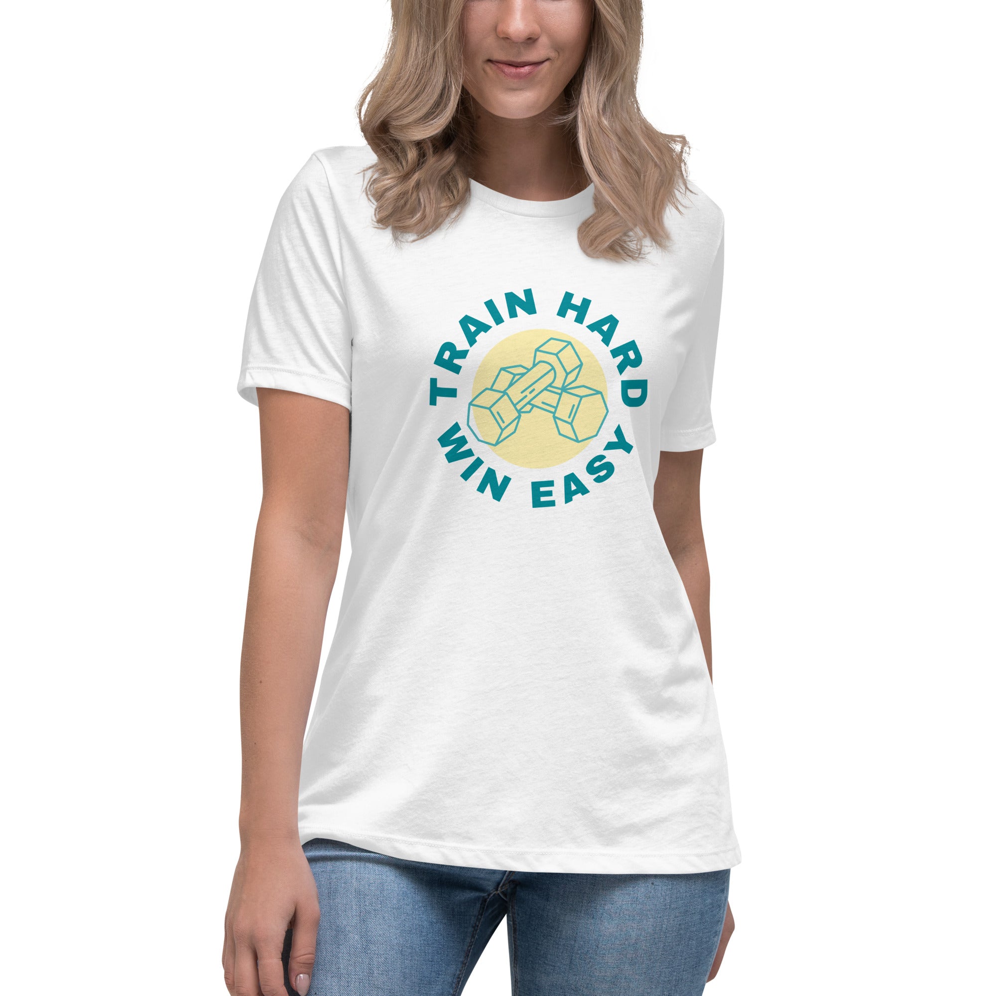 Train Hard Win Easy Women's Premium T-Shirt