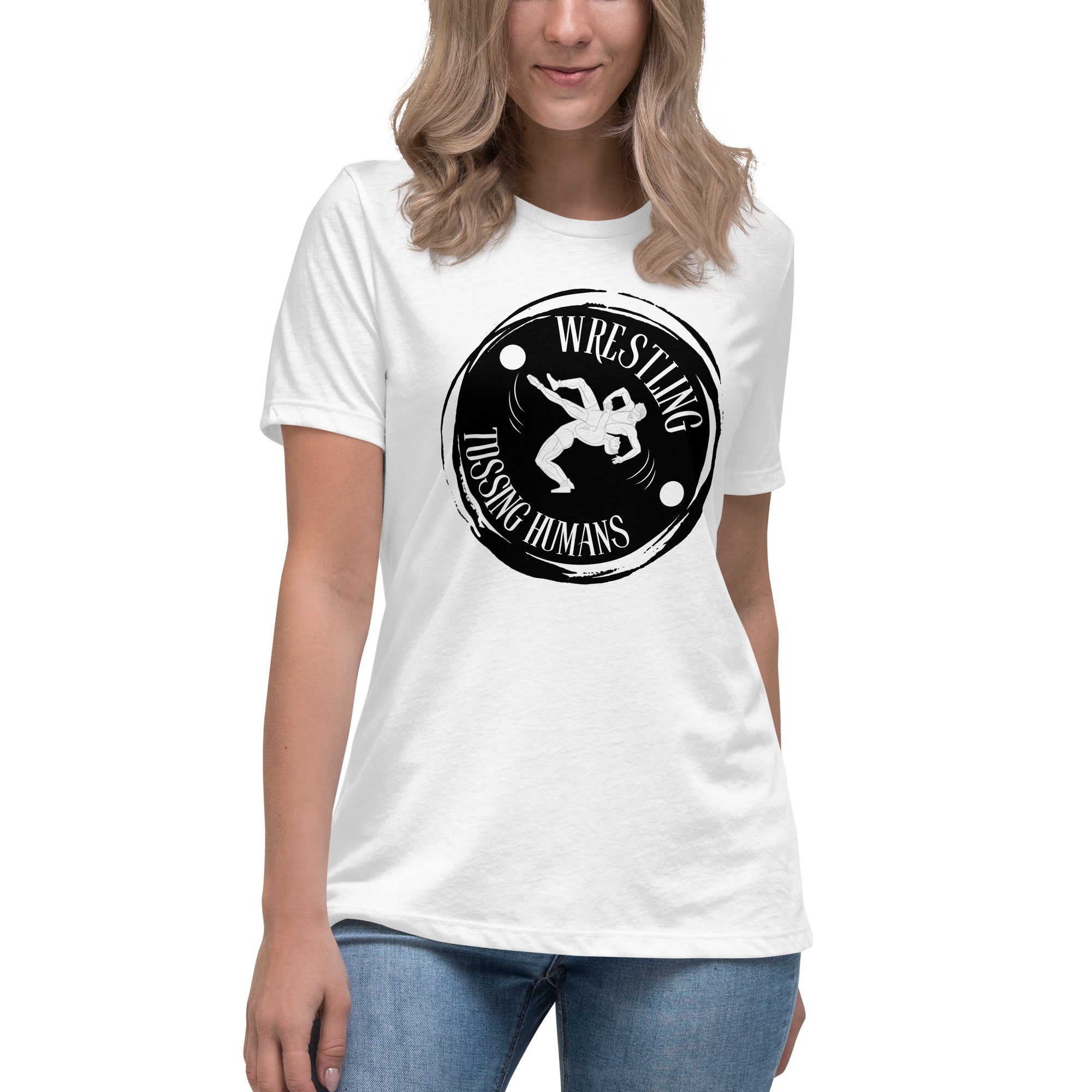 Wrestling Tossing Humans Women's Premium T-Shirt