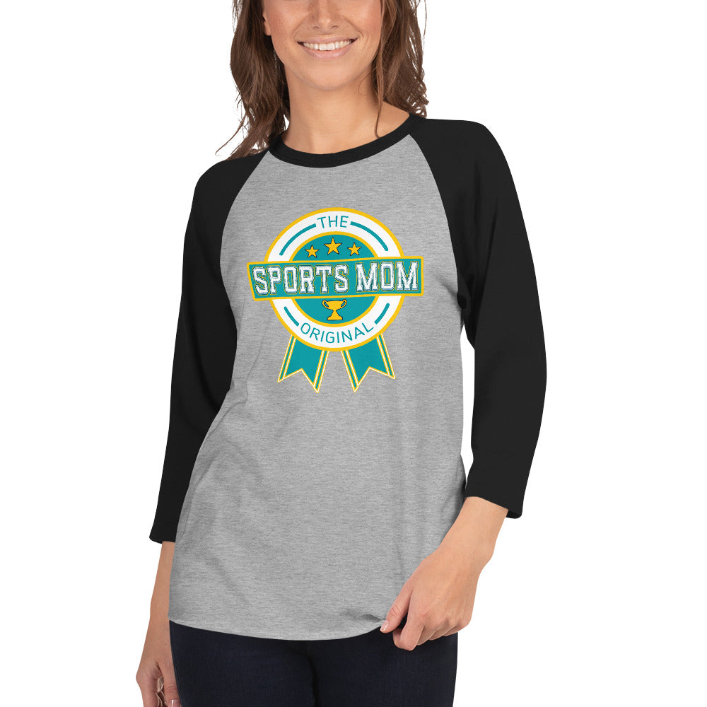 The Original Sports Mom Premium Inaugural 3/4 Sleeve