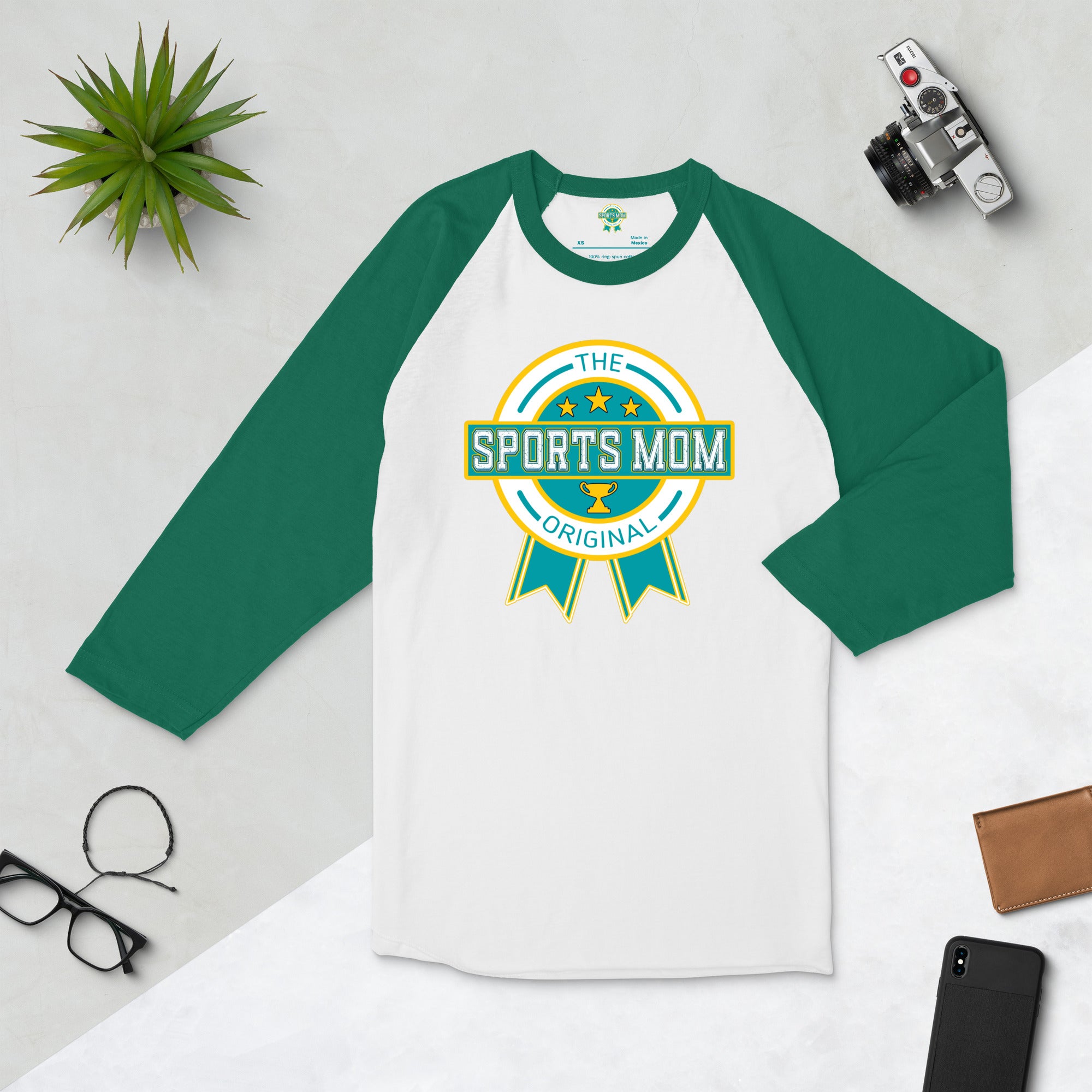 The Original Sports Mom Premium Inaugural 3/4 Sleeve