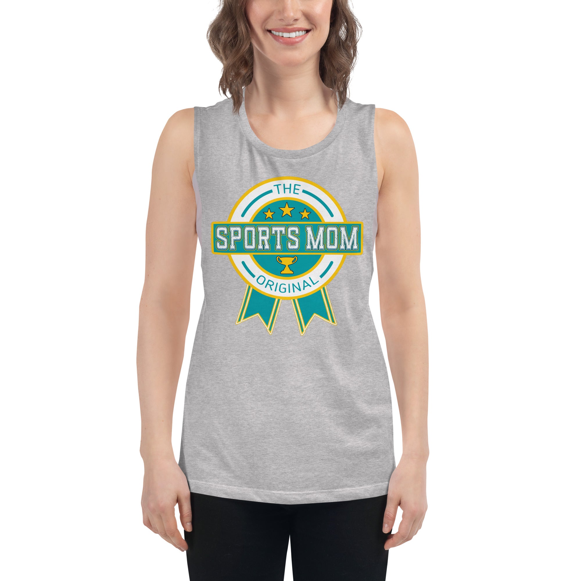 The Original Sports Mom Premium Muscle Tank