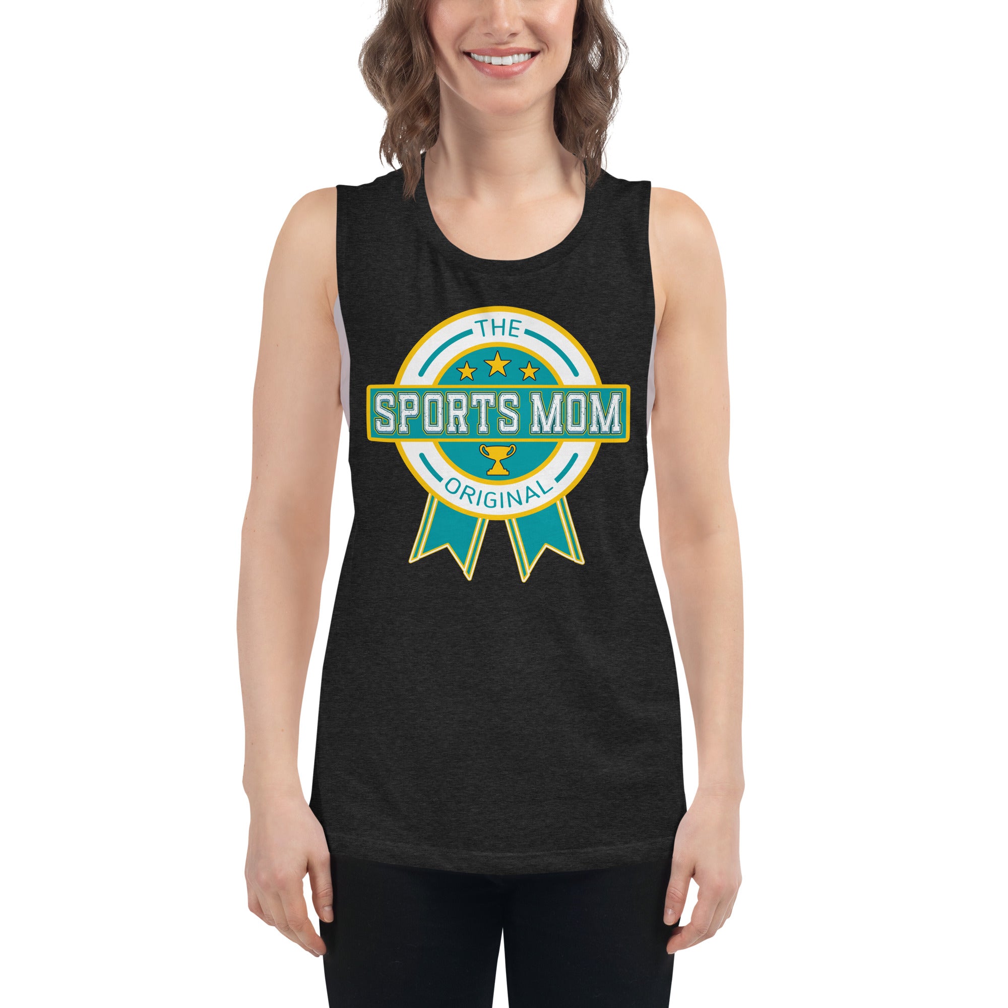 The Original Sports Mom Premium Muscle Tank