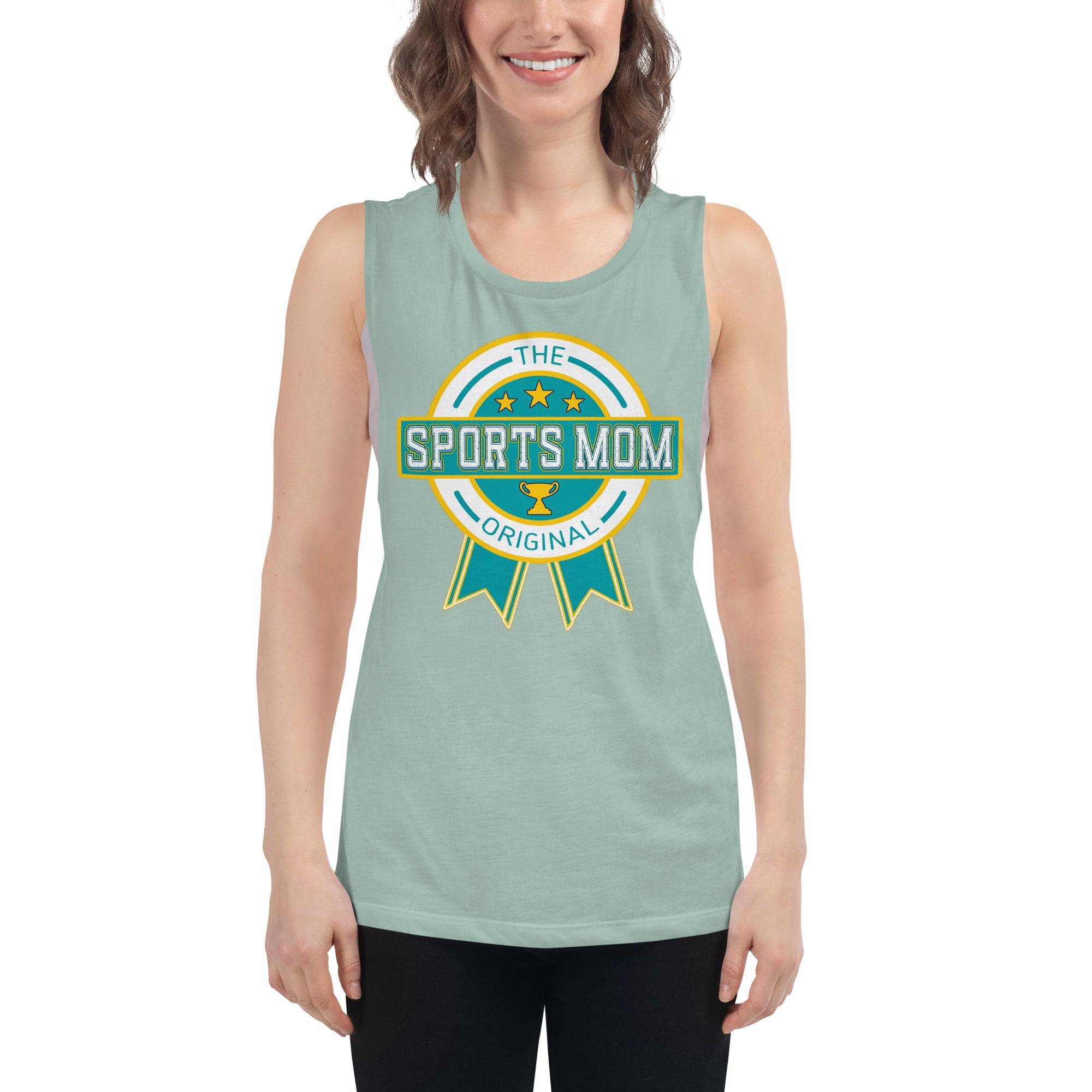 The Original Sports Mom Premium Muscle Tank
