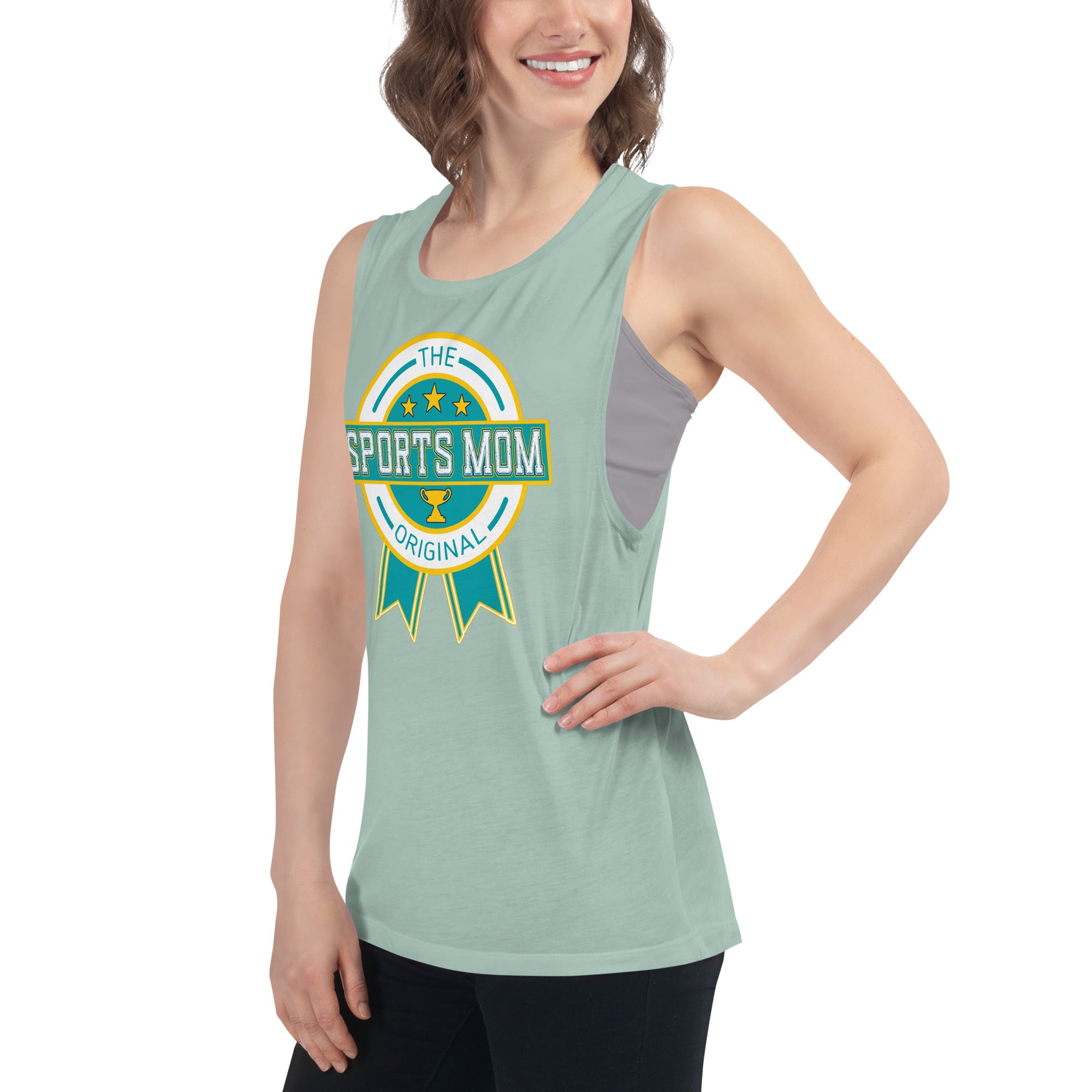 The Original Sports Mom Premium Muscle Tank