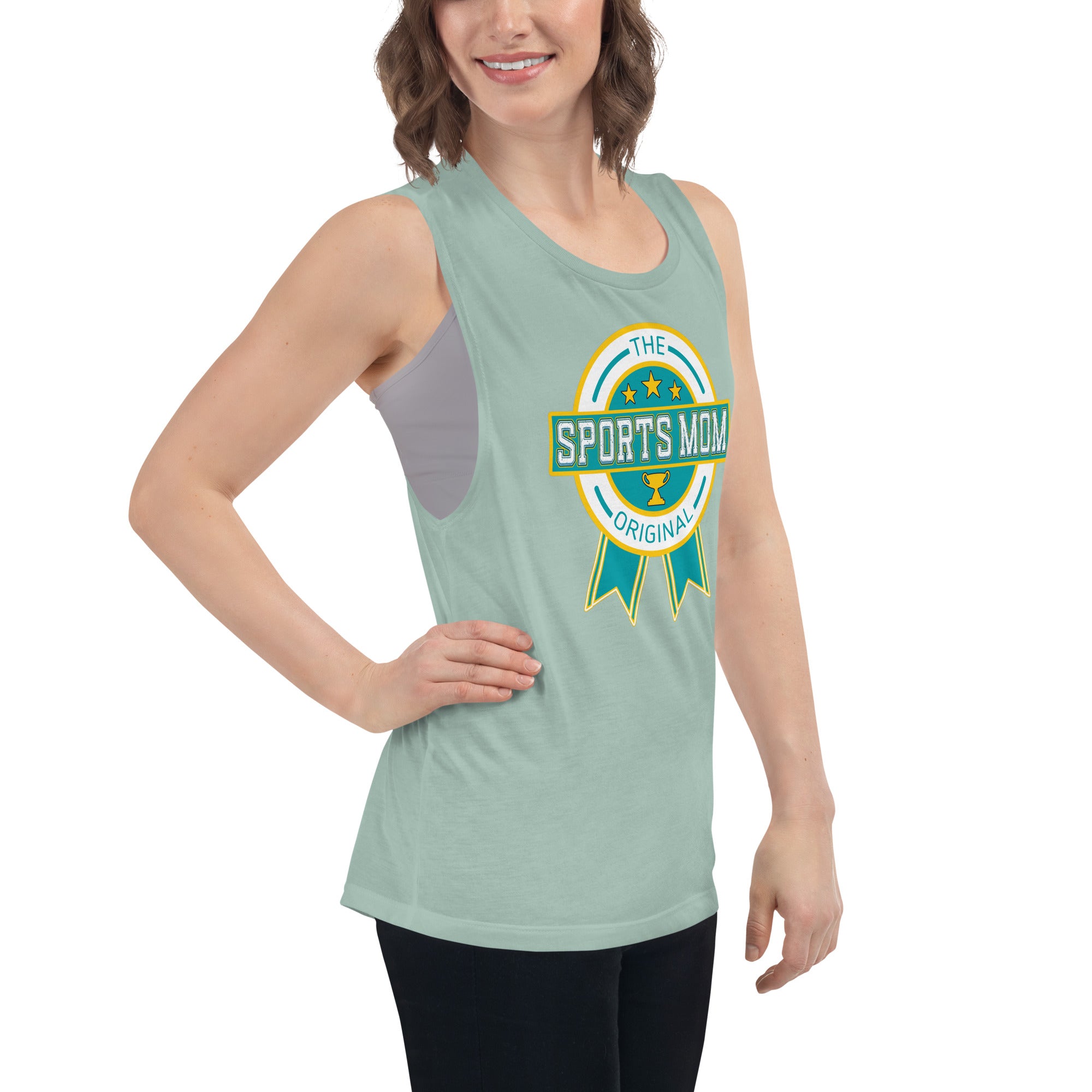 The Original Sports Mom Premium Muscle Tank