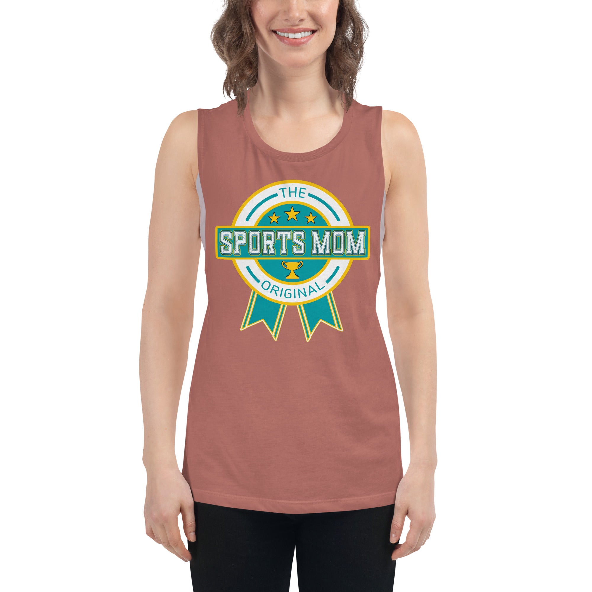 The Original Sports Mom Premium Muscle Tank
