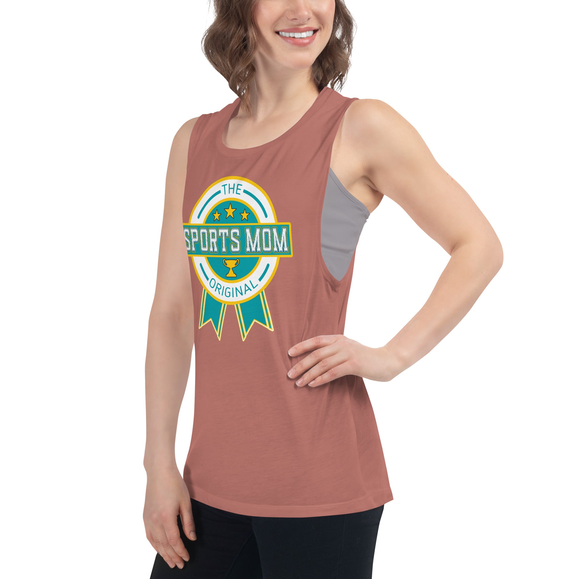 The Original Sports Mom Premium Muscle Tank