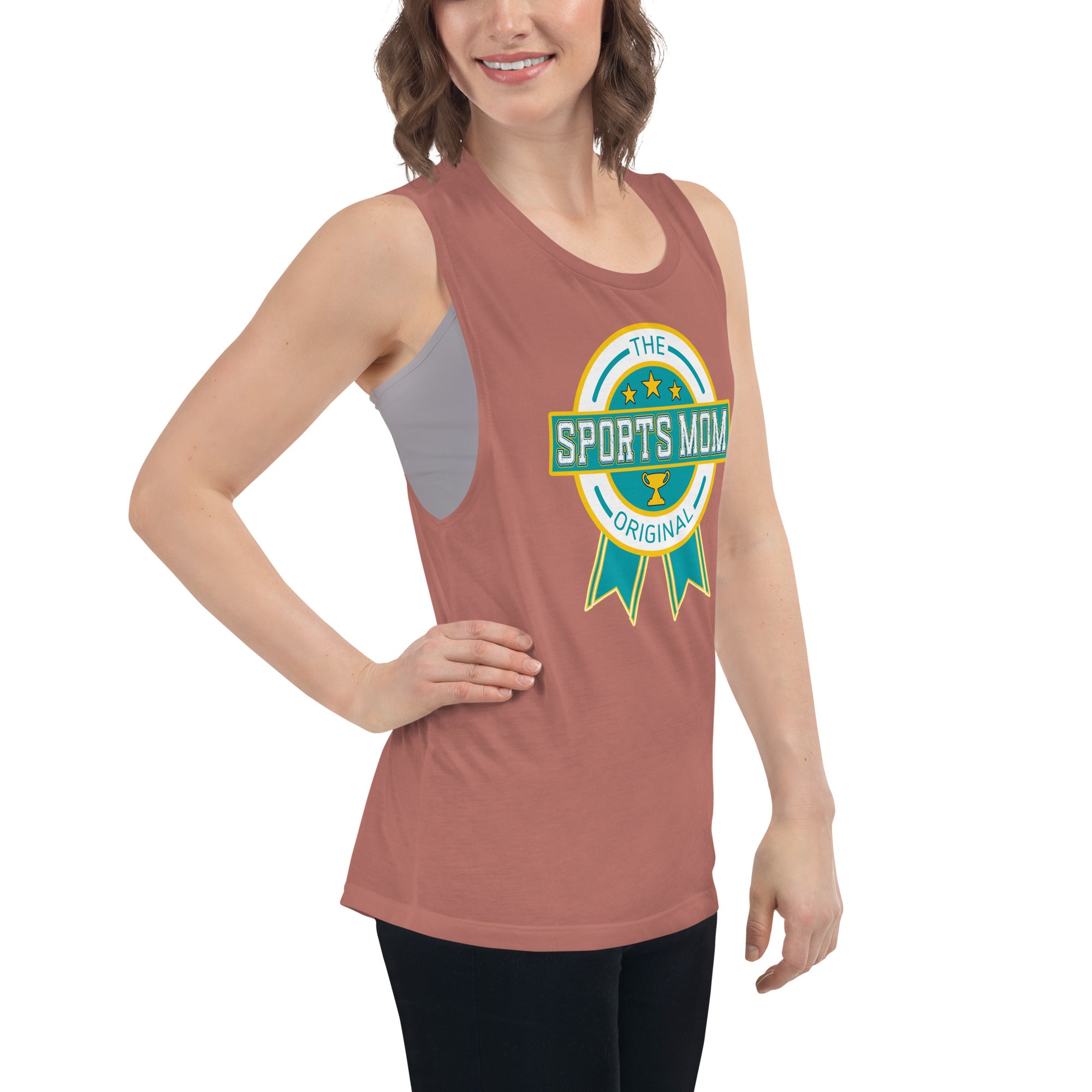 The Original Sports Mom Premium Muscle Tank