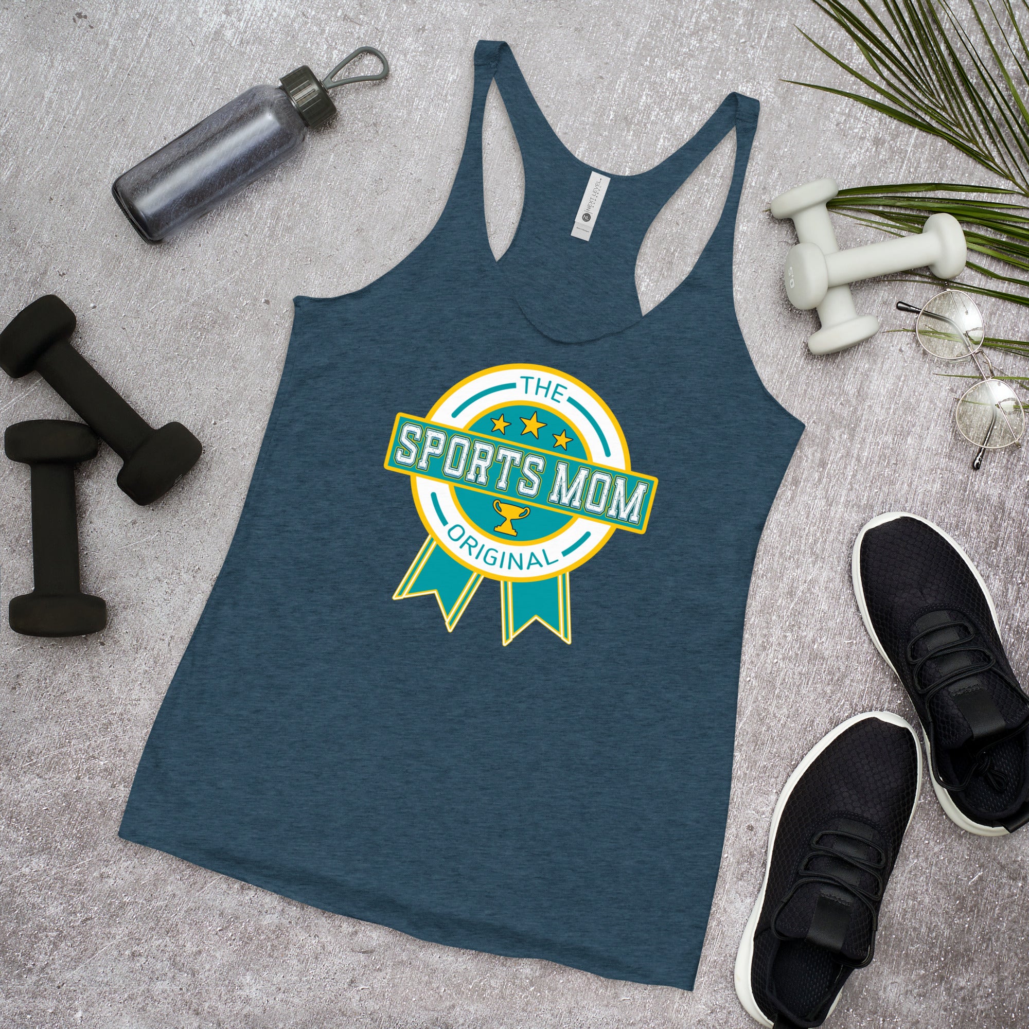The Original Sports Mom Racerback Tank