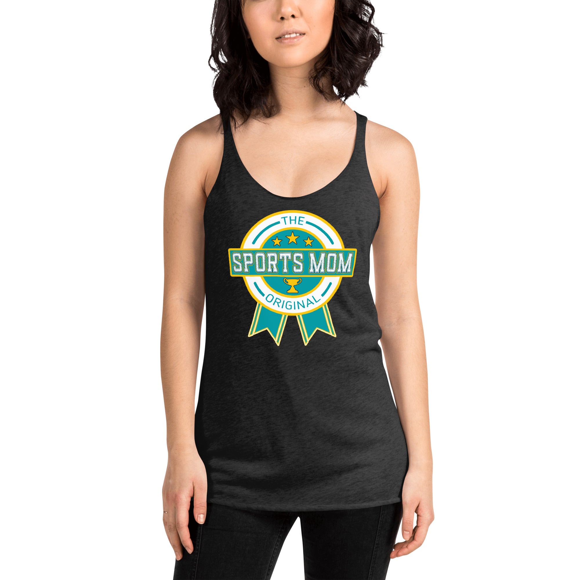 The Original Sports Mom Racerback Tank