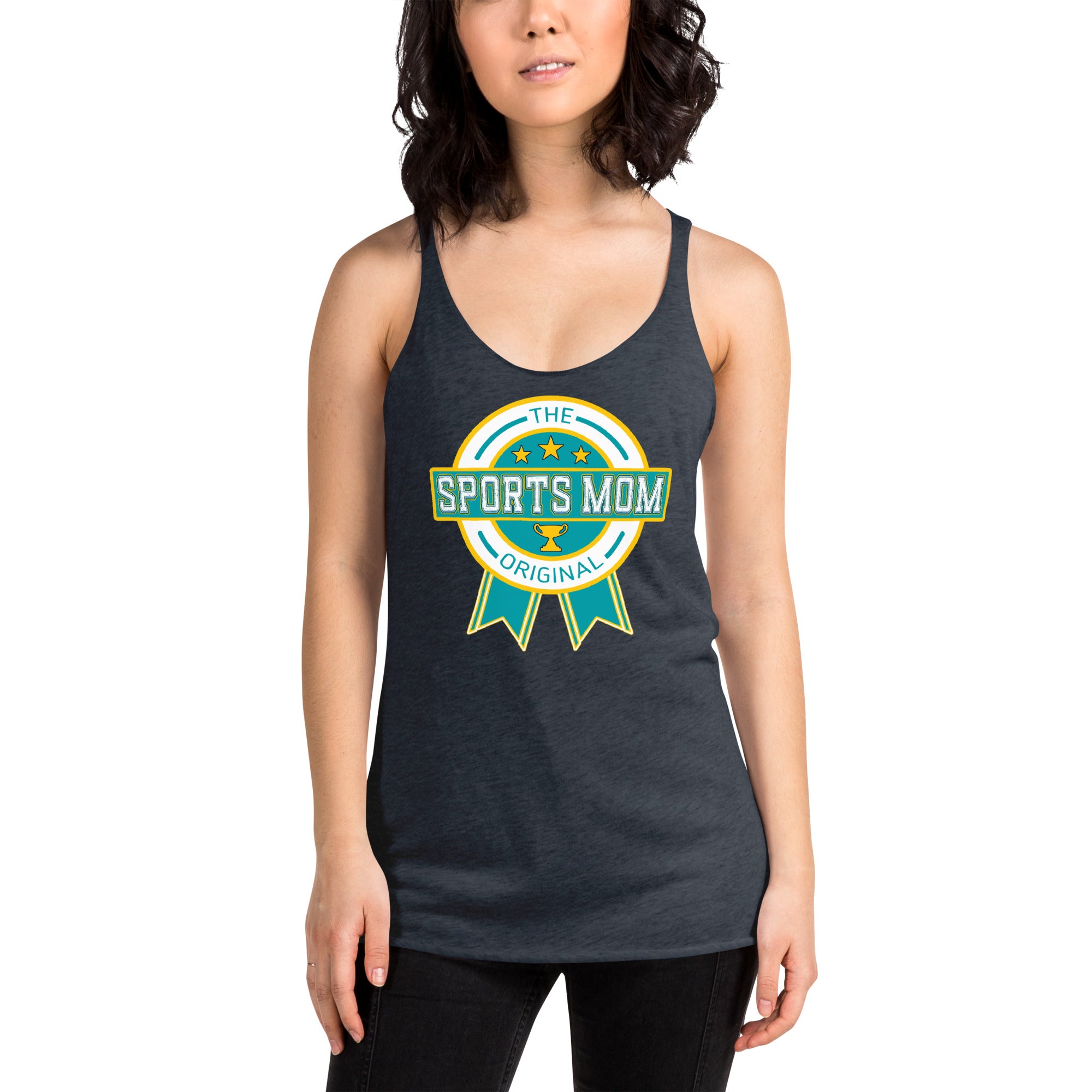 The Original Sports Mom Racerback Tank