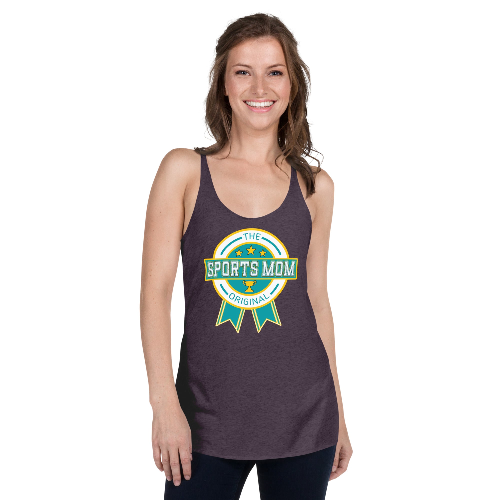 The Original Sports Mom Racerback Tank