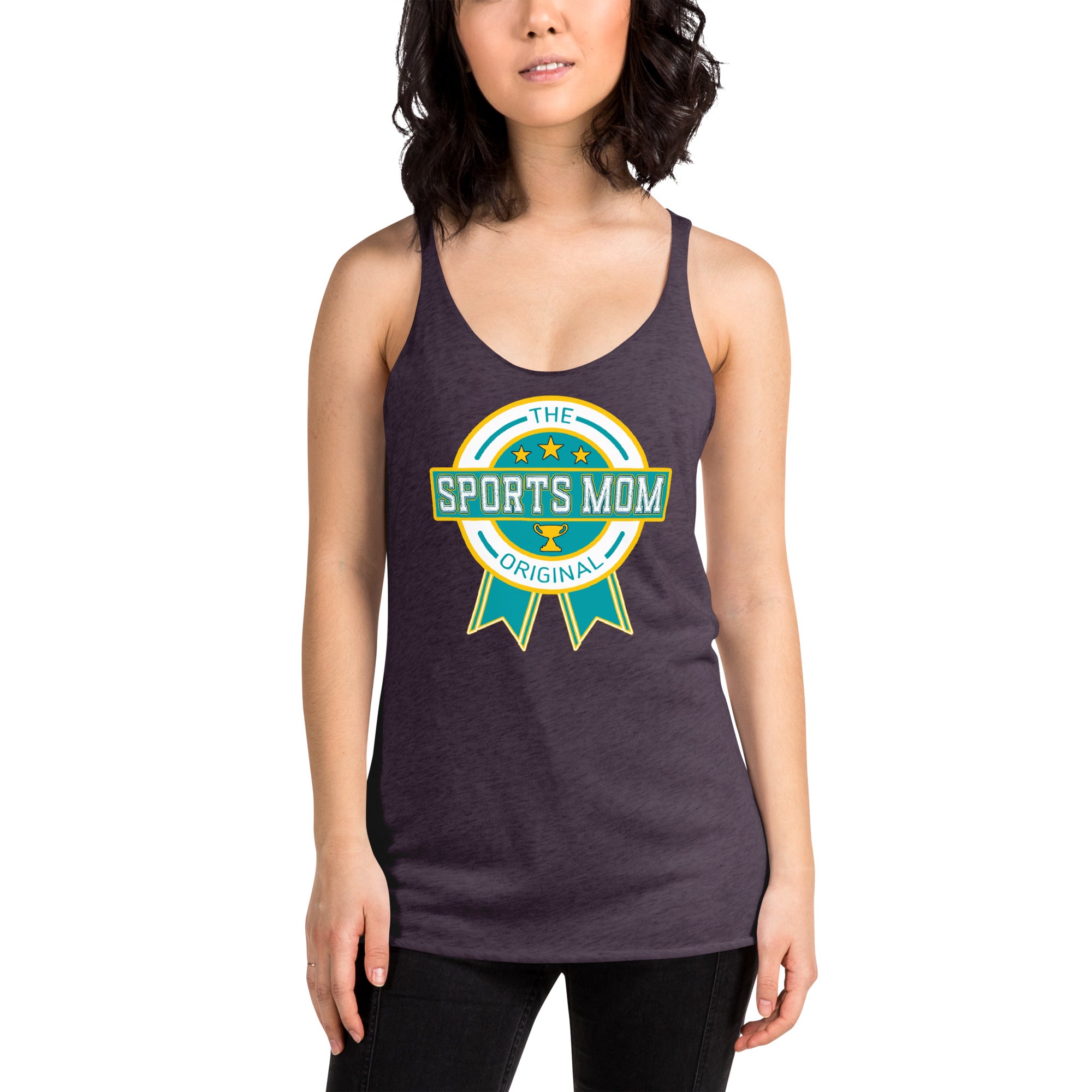 The Original Sports Mom Racerback Tank