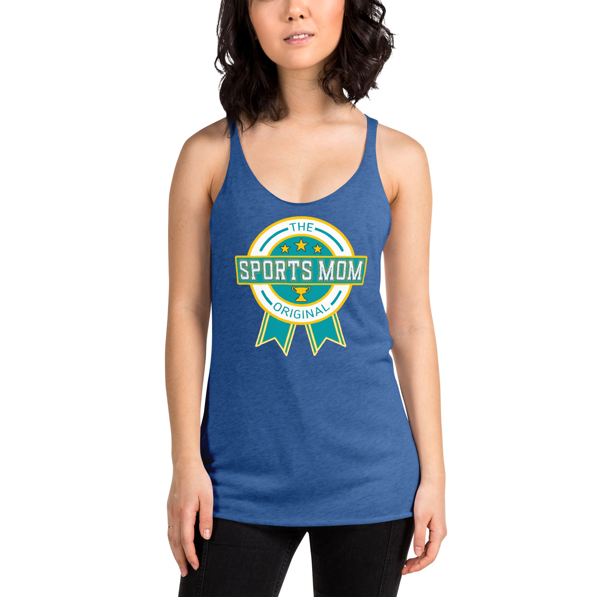 The Original Sports Mom Racerback Tank