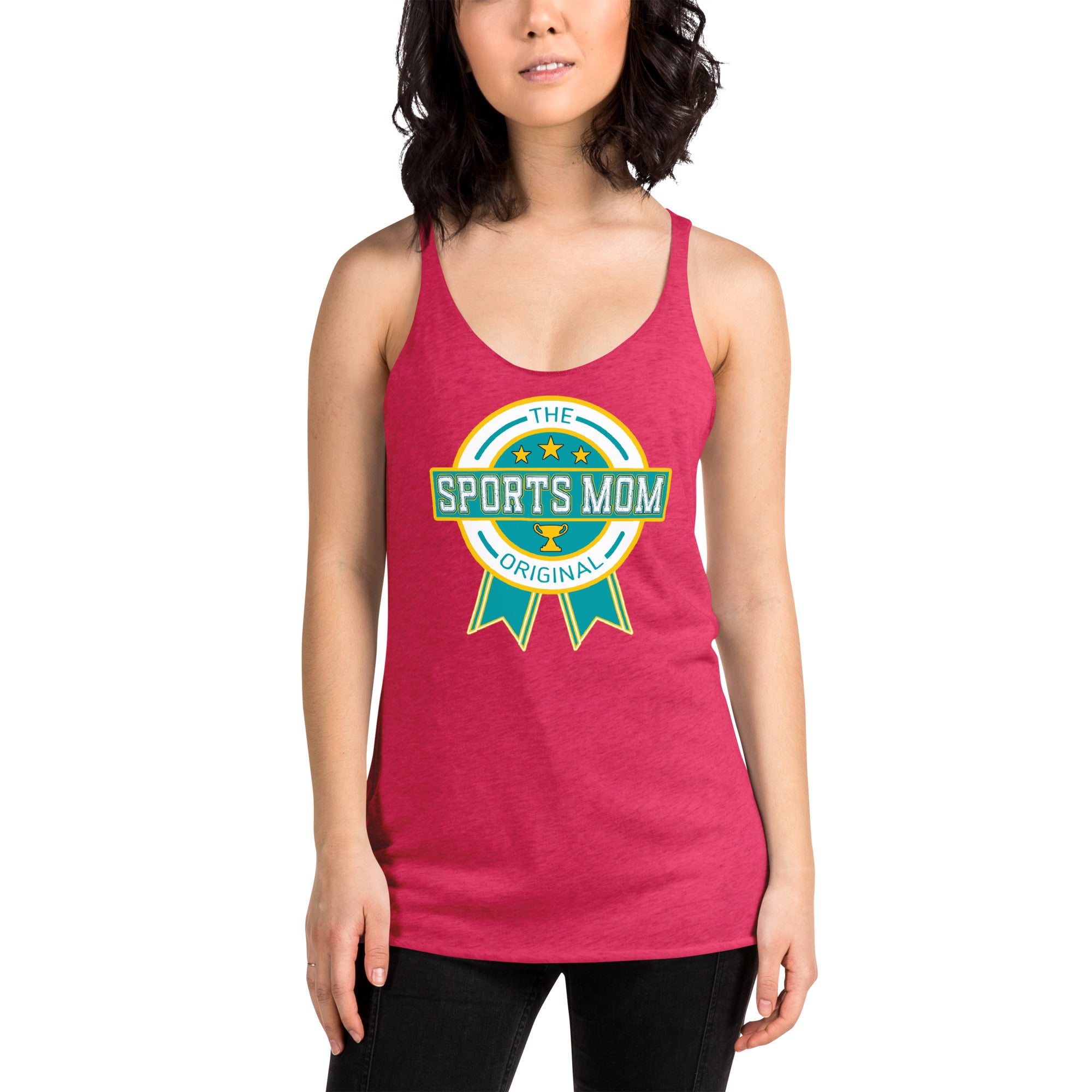 The Original Sports Mom Racerback Tank