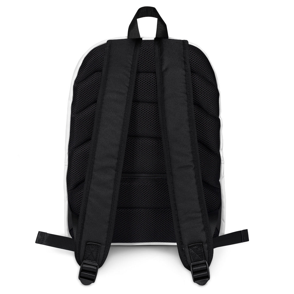 Sports Dad Multi-Pocket Backpack - White