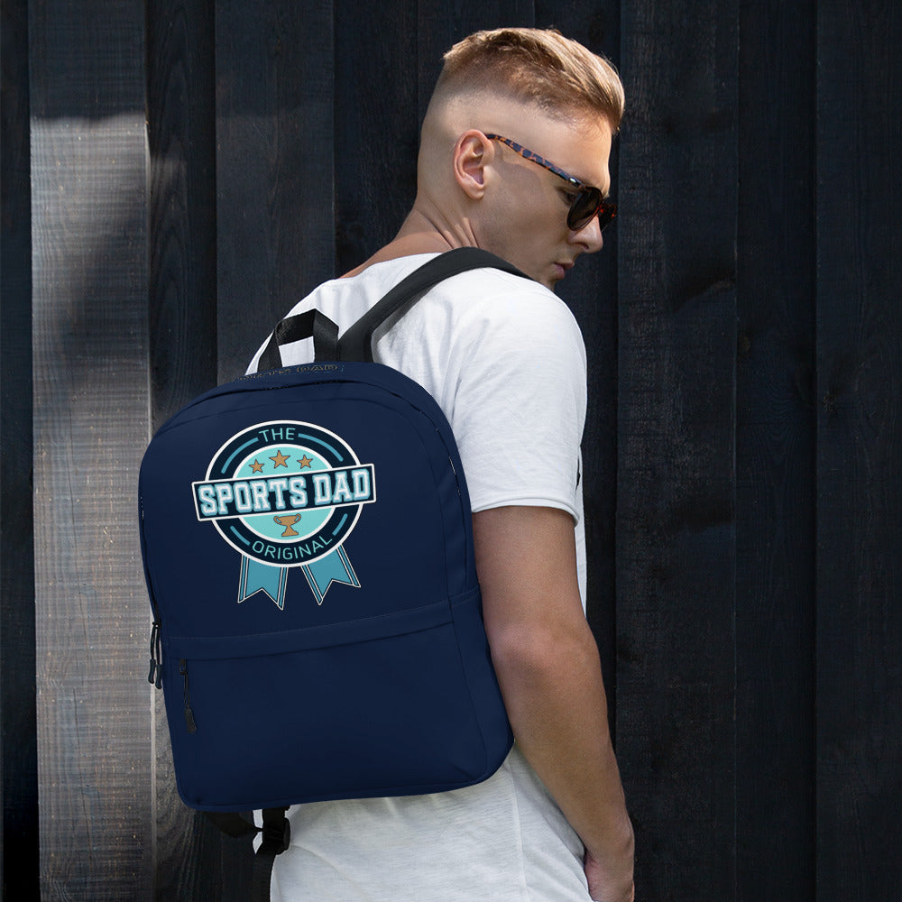 Sports Dad Multi-Pocket Backpack - Navy