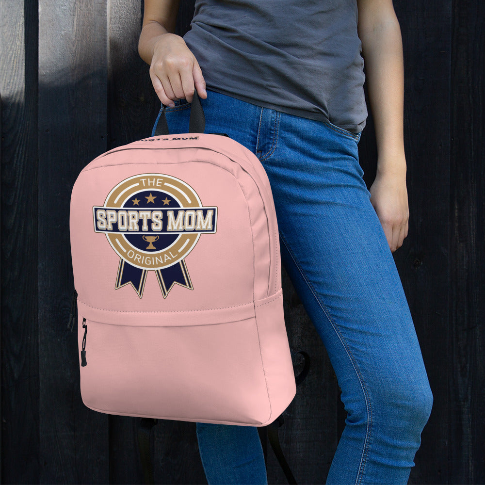 Sports Mom Multi-Pocket Backpack - Away Game - Your Pink
