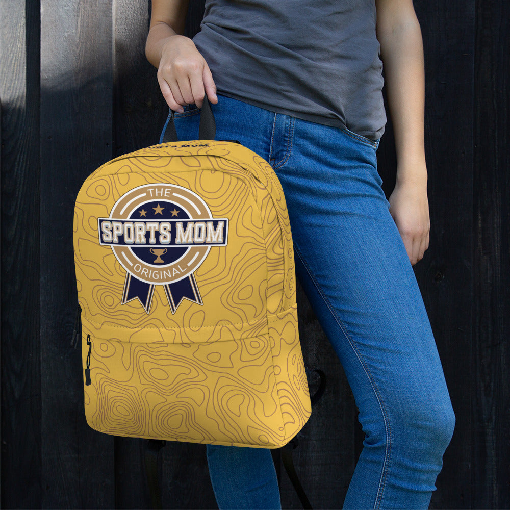 Sports Mom Multi-Pocket Backpack - Away Game - Abstract Oasis
