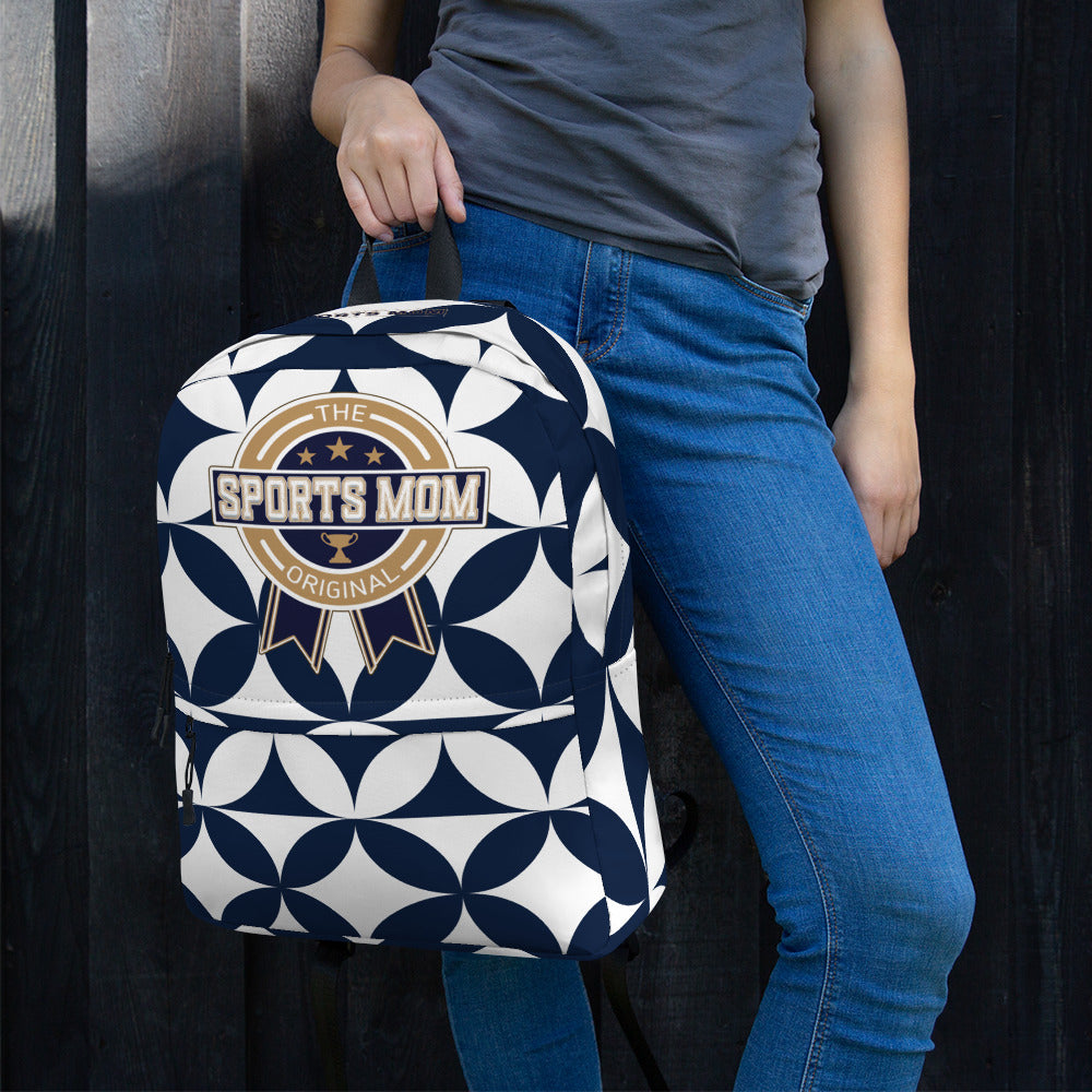 Sports Mom Multi-Pocket Backpack - Away Game - Diamonds or Flowers?