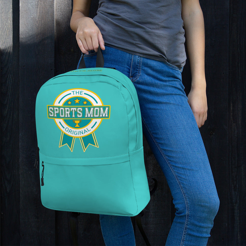 Sports Mom Multi-Pocket Backpack - Dark Turquoise