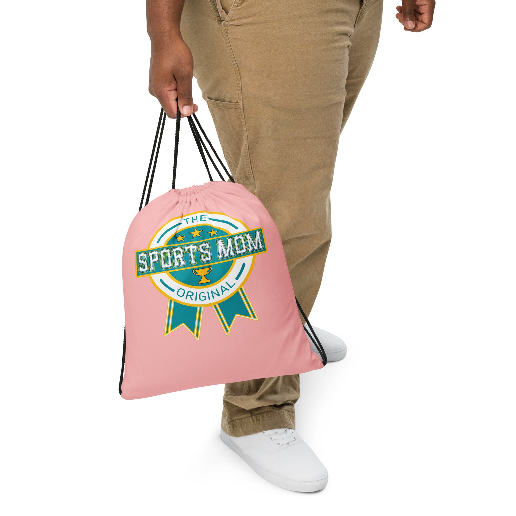 Sports Mom Drawstring - Your Pink