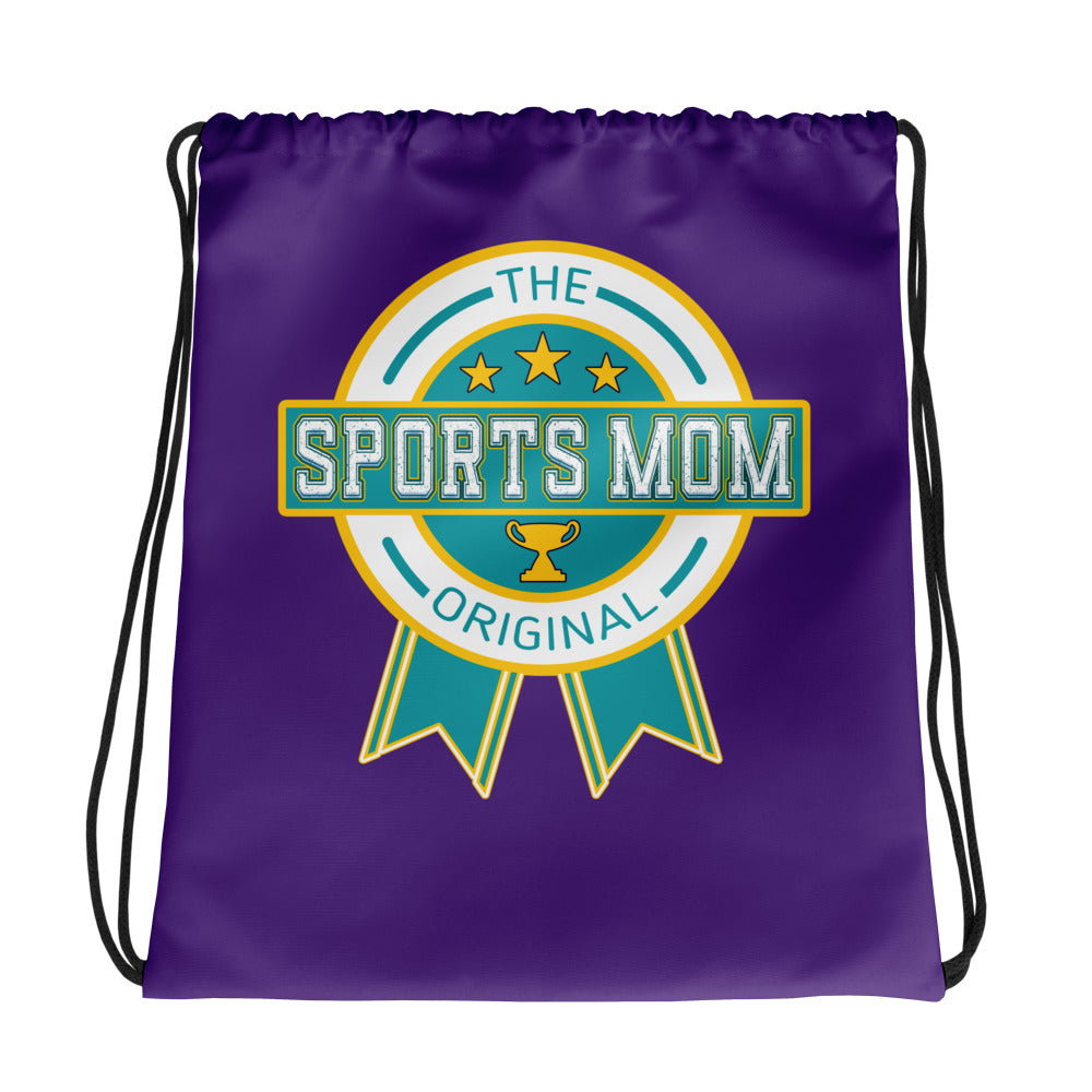 Sports Mom Drawstring - Indigo