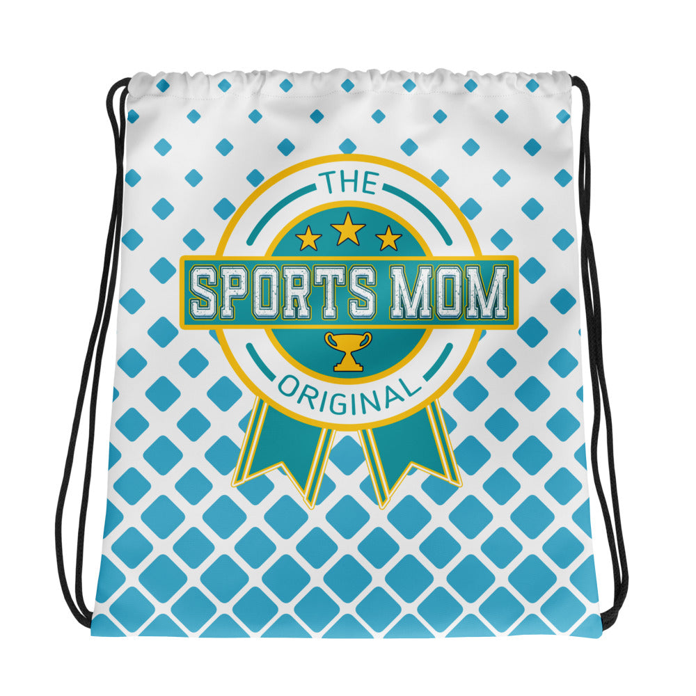 Sports Mom Drawstring - Field of Diamonds