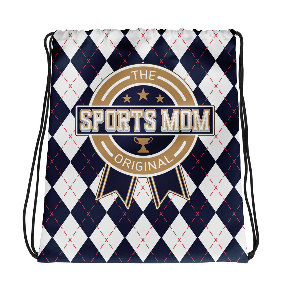 Sports Mom Drawstring Bag - Away Game - Call Me Classy