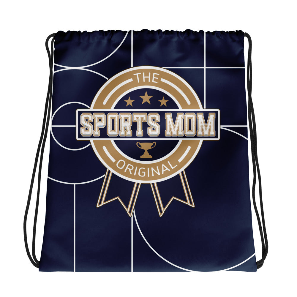 Sports Mom Drawstring Bag - Away Game - Hard