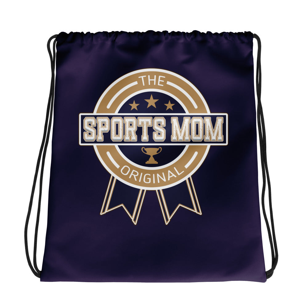 Sports Mom Drawstring Bag - Away Game - Tolopea