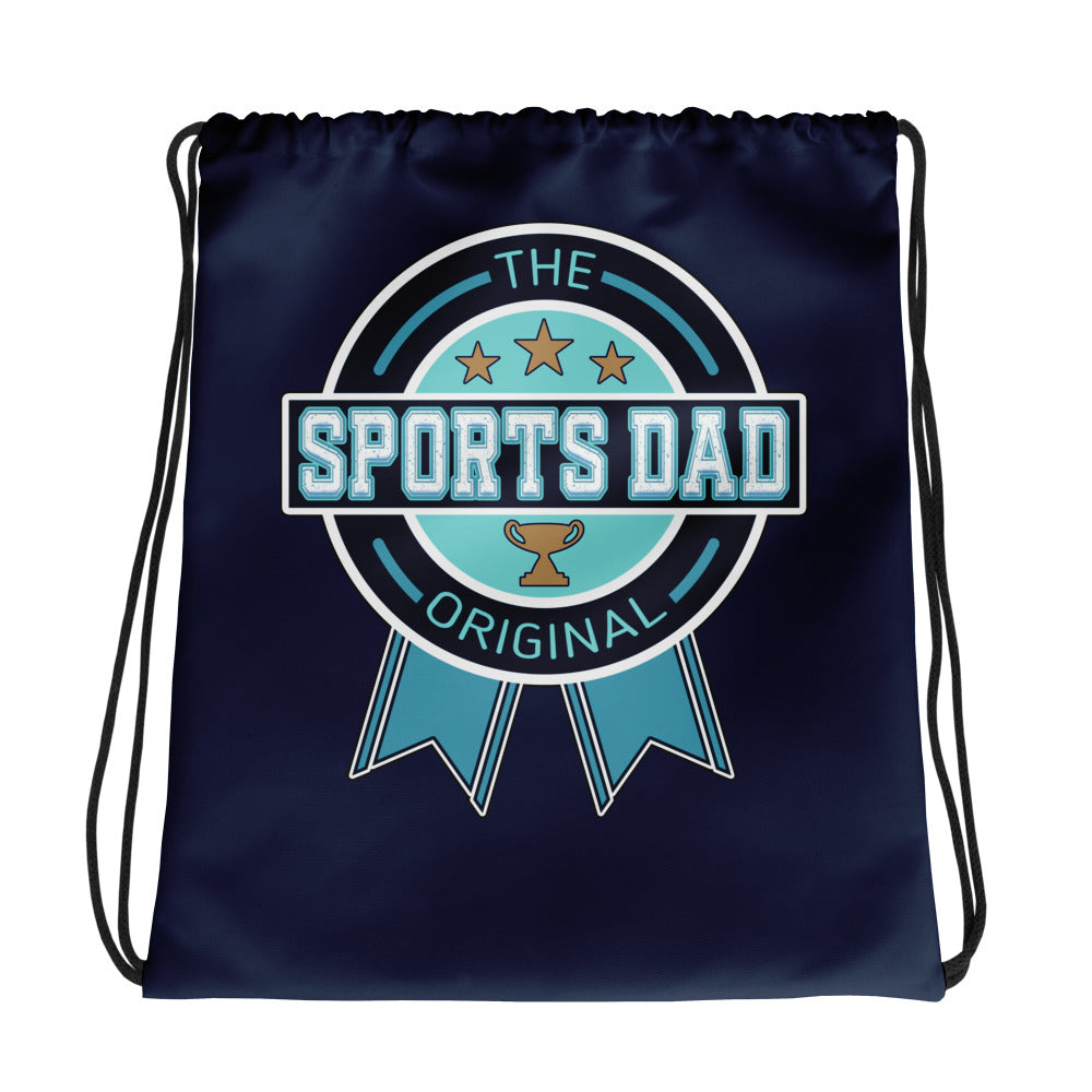 Sports Dad Drawstring Bag - Navy