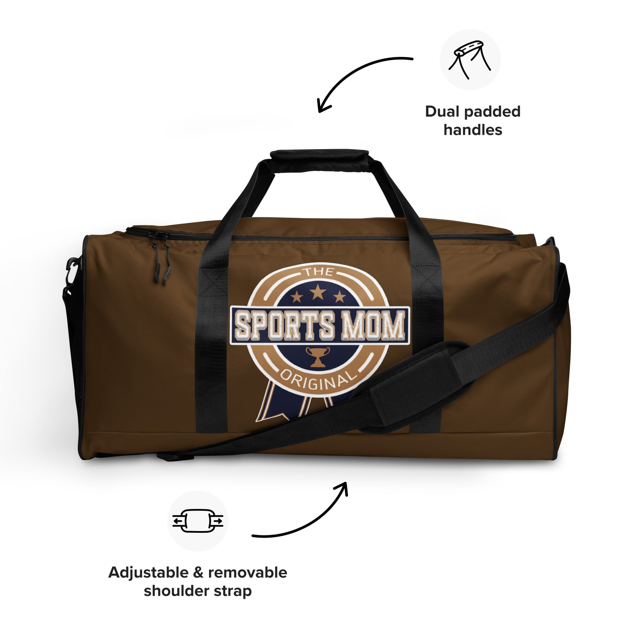 Sports Mom - Away Game - Ultimate Duffle Bag - Brown