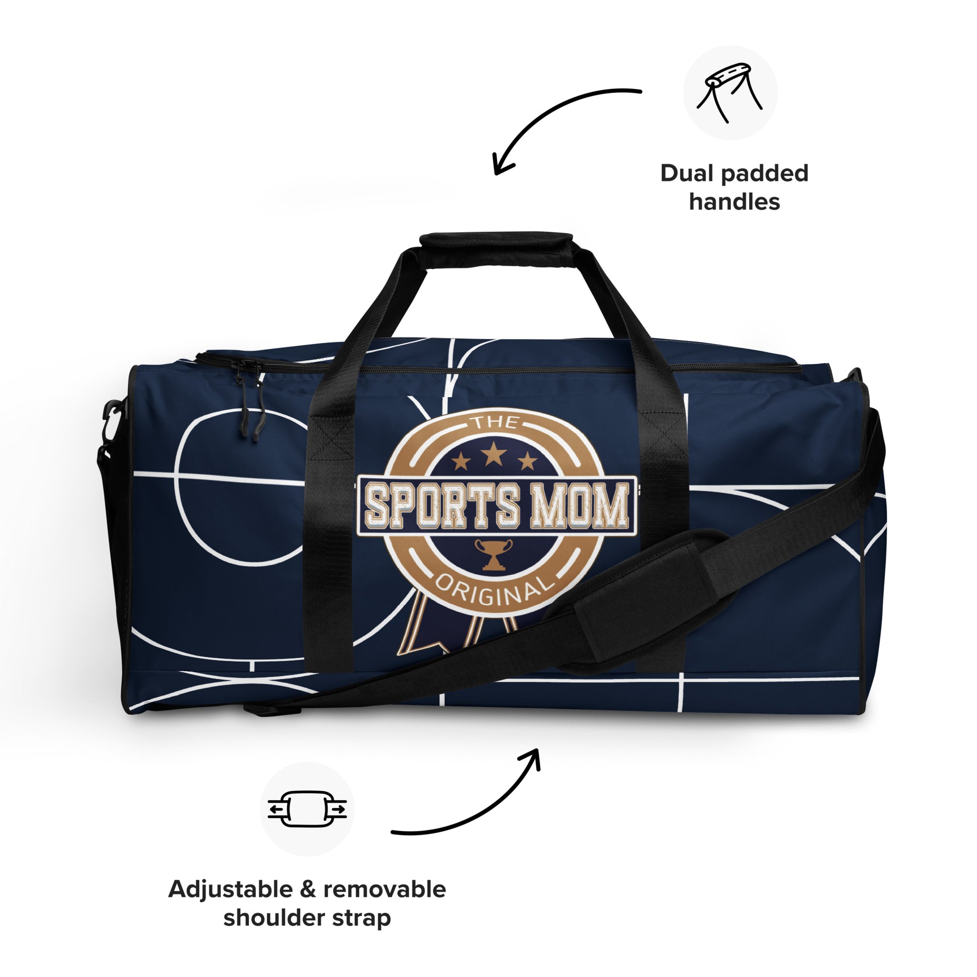Sports Mom - Away Game - Ultimate Duffle Bag - Hard
