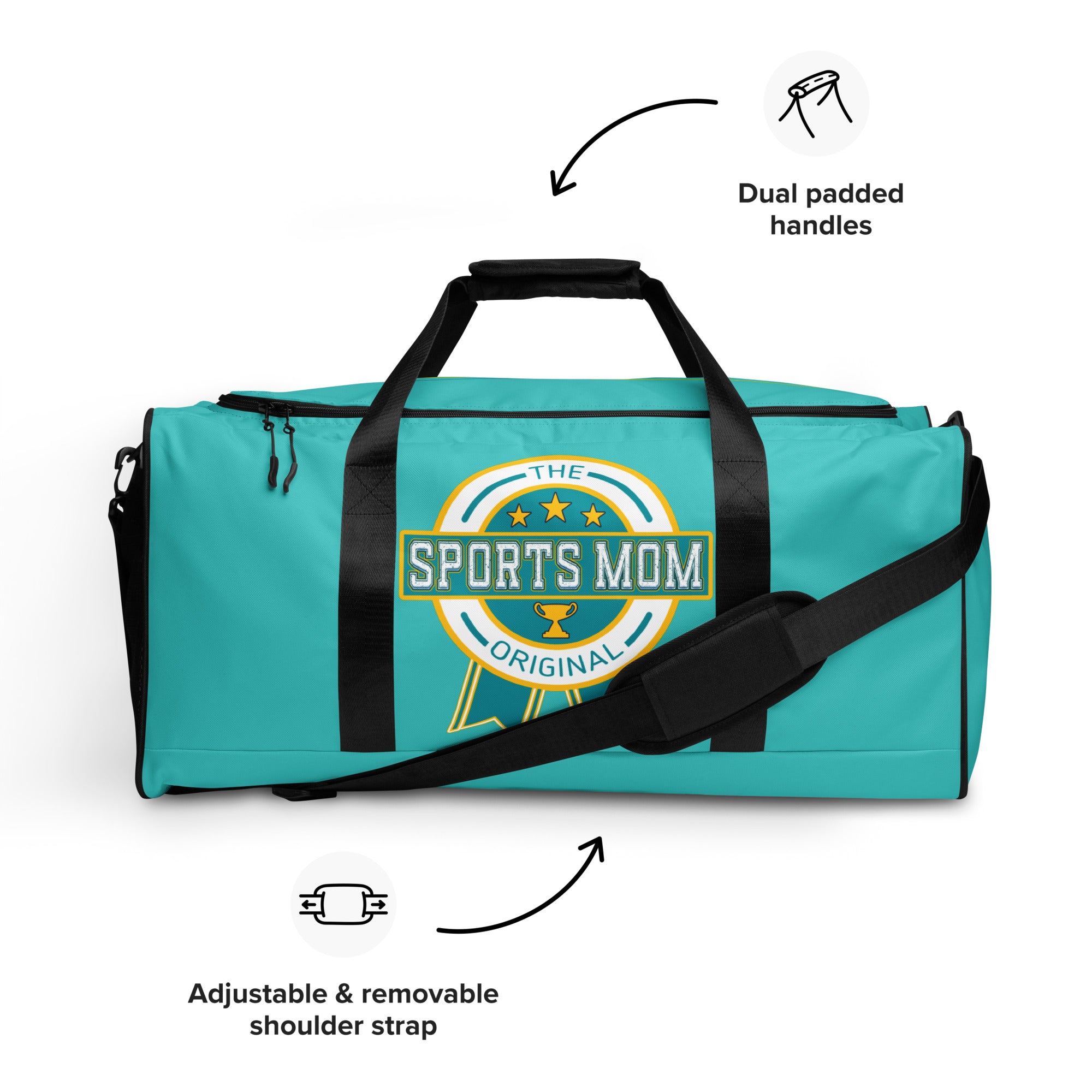 Sports Mom Ultimate Duffle Bag - Dark Turquoise