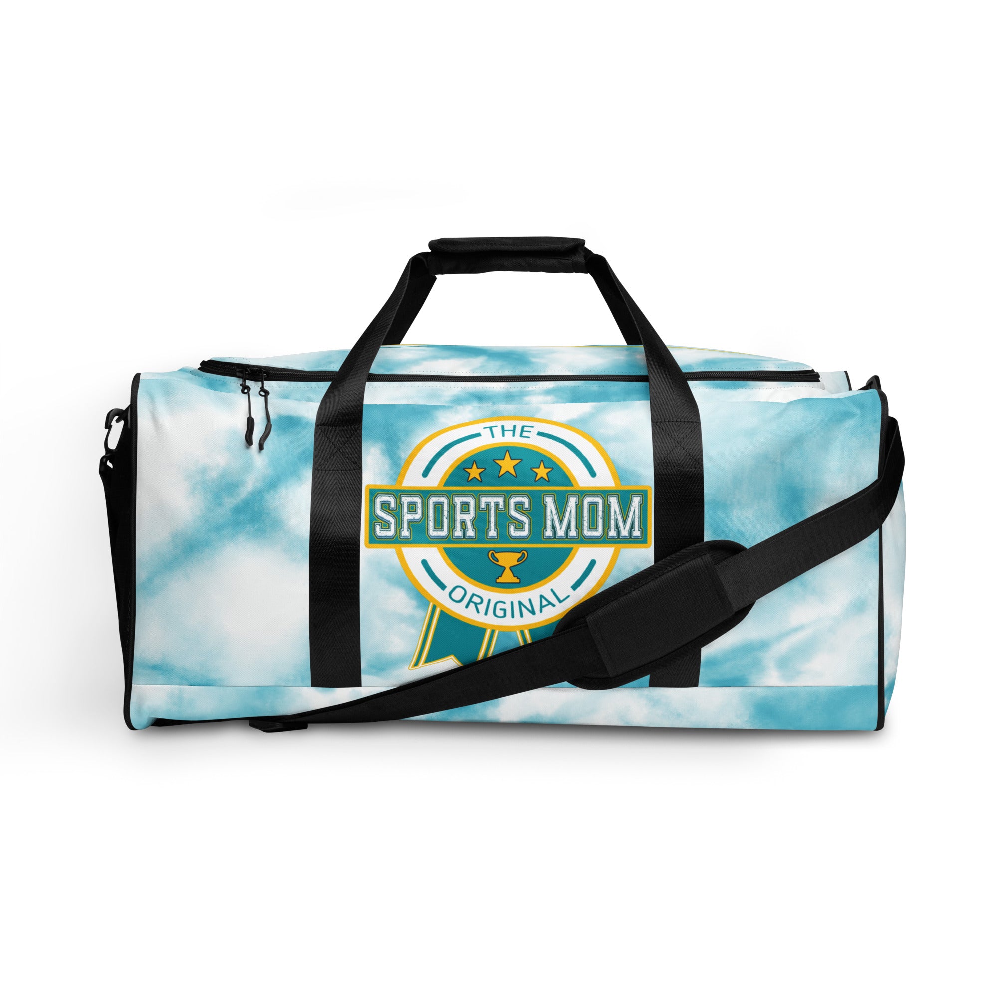 Sports Mom Ultimate Duffle Bag - Blue Sky Tie-Dye