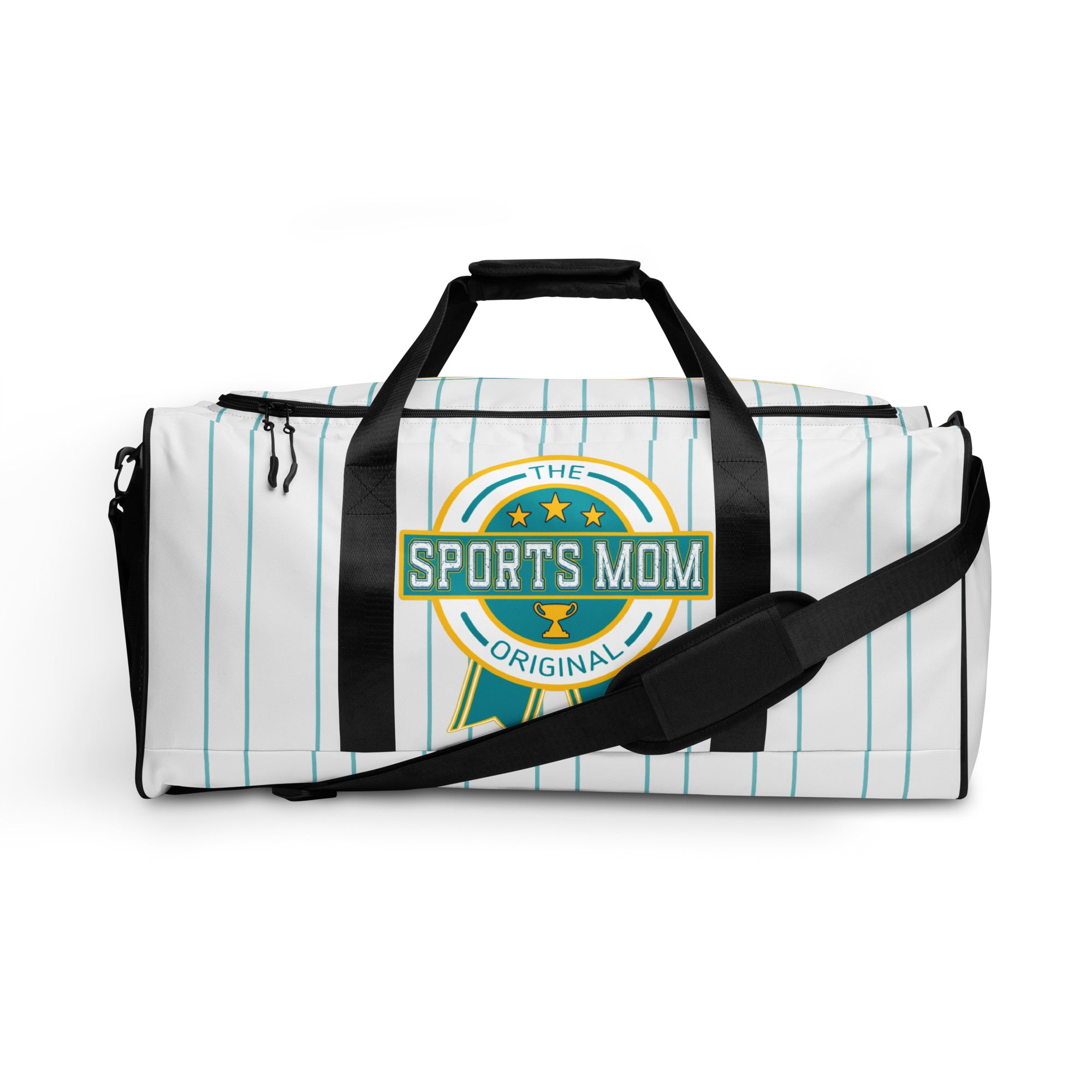 Sports Mom Ultimate Duffle Bag - Teal Line Up