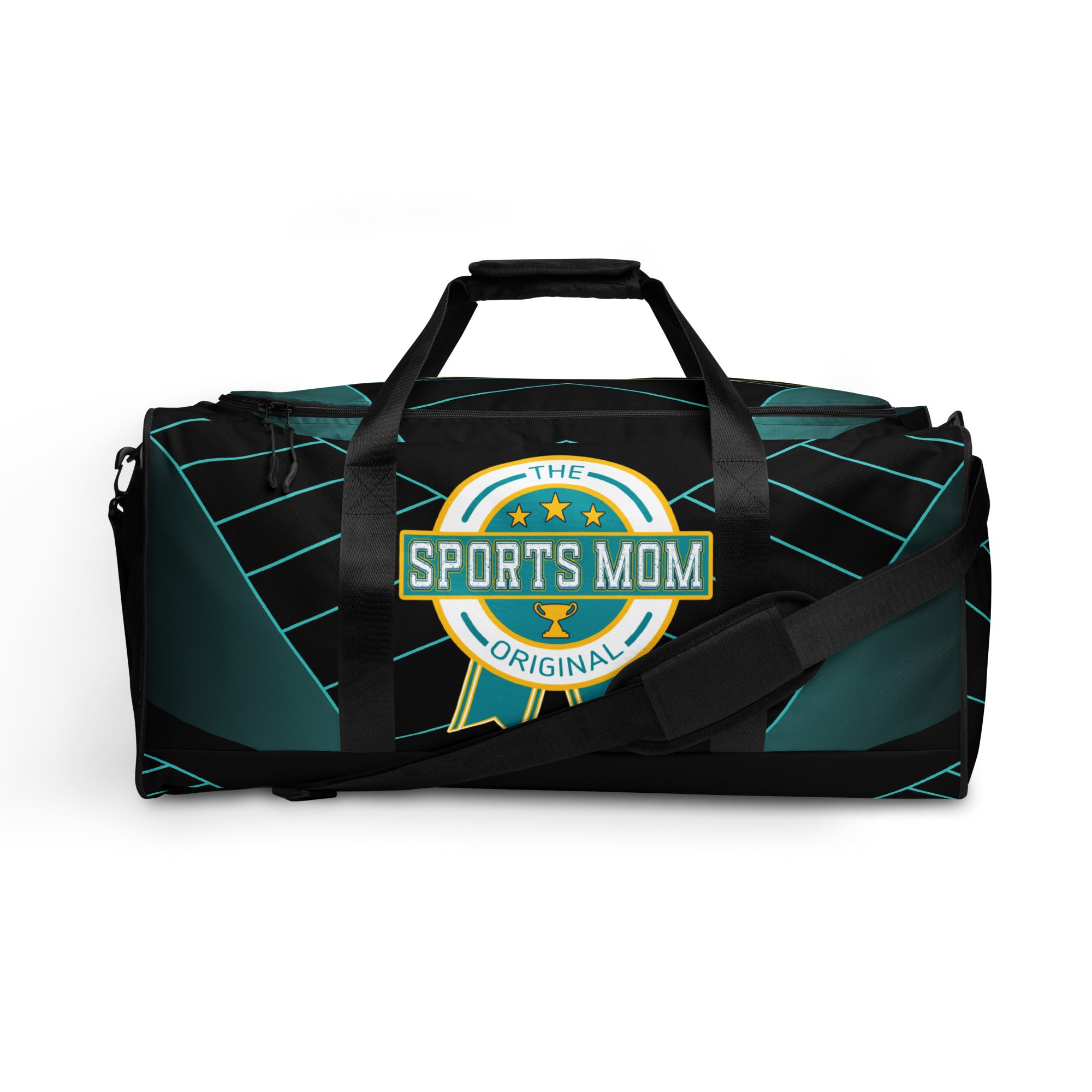 Sports Mom Ultimate Duffle Bag - Teal Stare