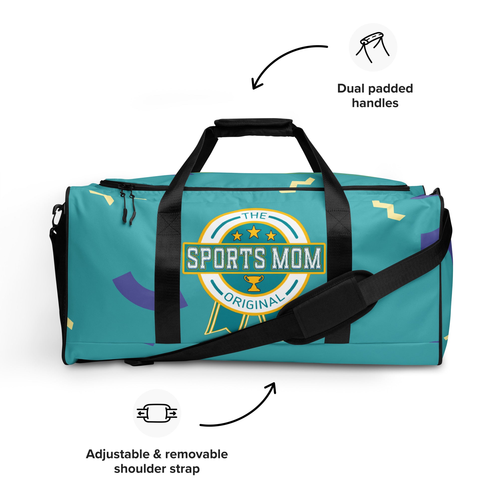 Sports Mom Ultimate Duffle Bag - Confetti Betty