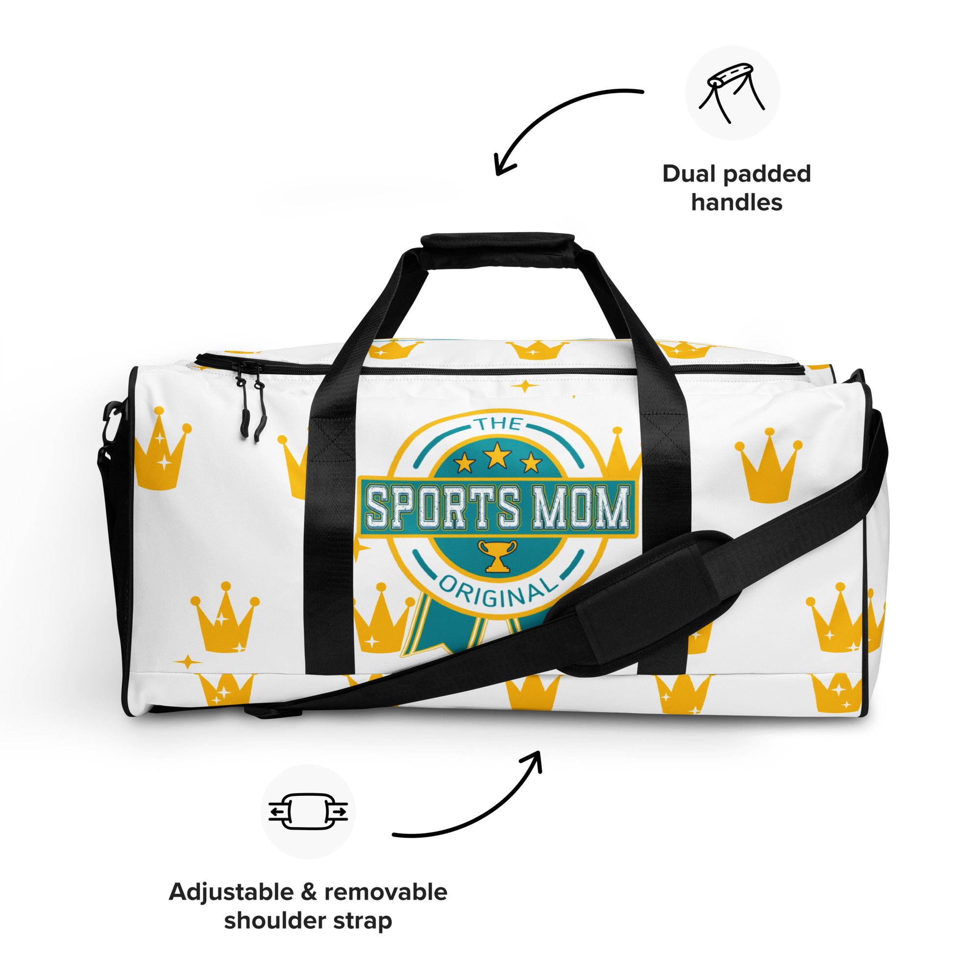 Sports Mom Ultimate Duffle Bag - Queen B