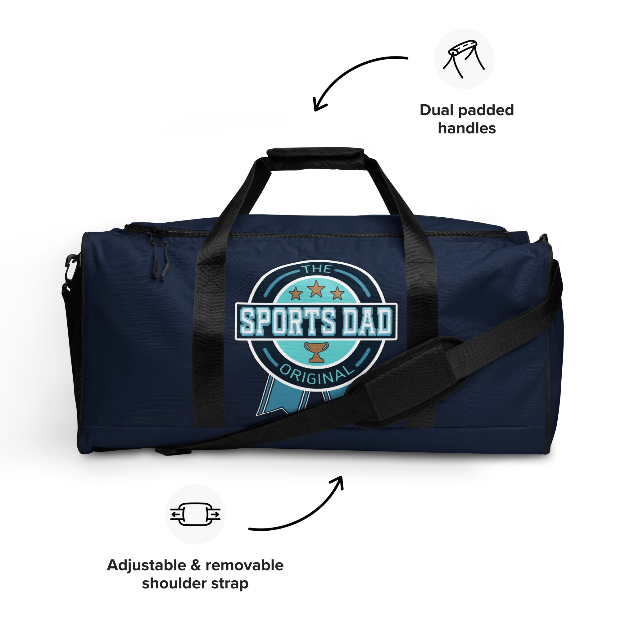 Sports Dad Ultimate Duffle Bag - Navy