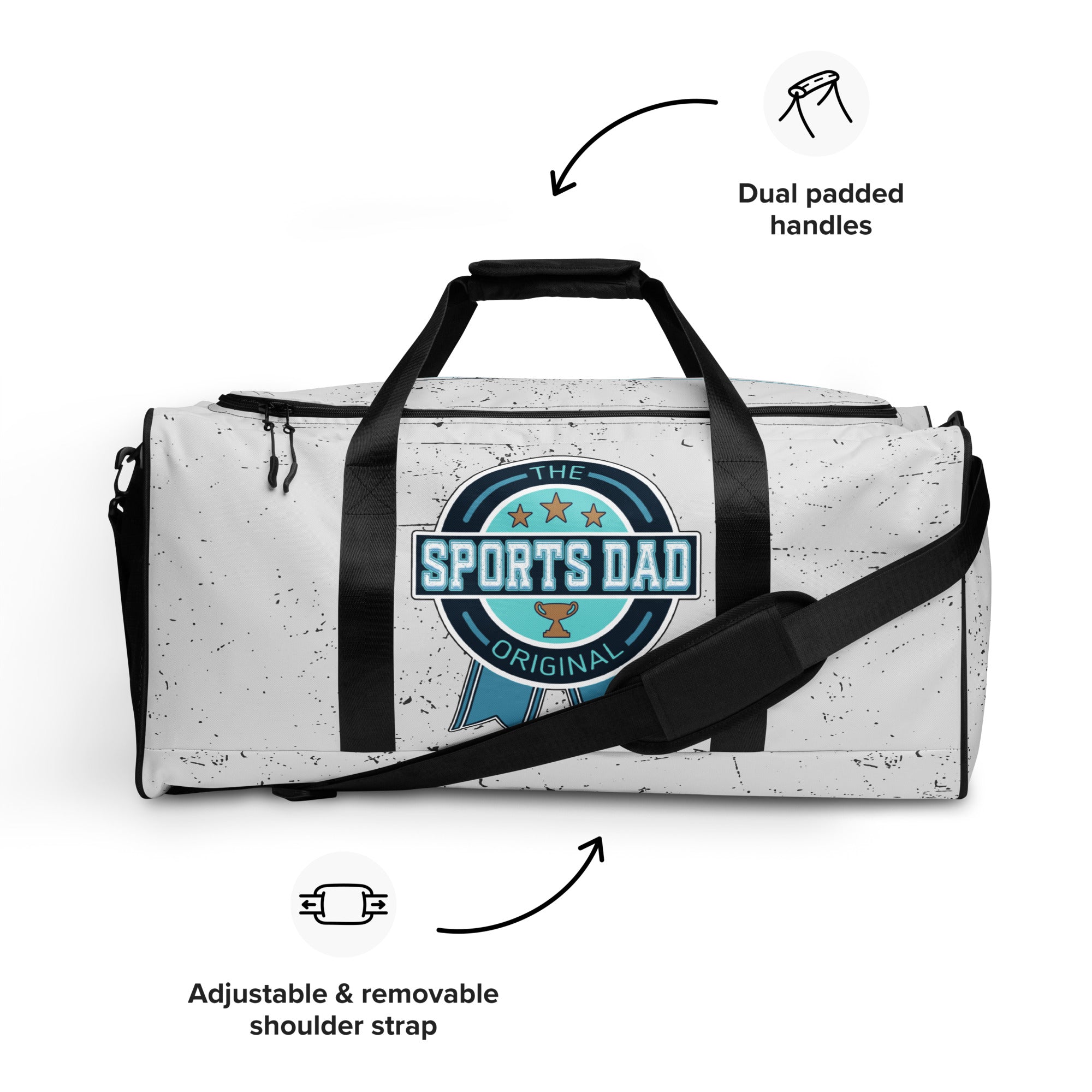 Sports Dad Ultimate Duffle Bag - Concrete Dad