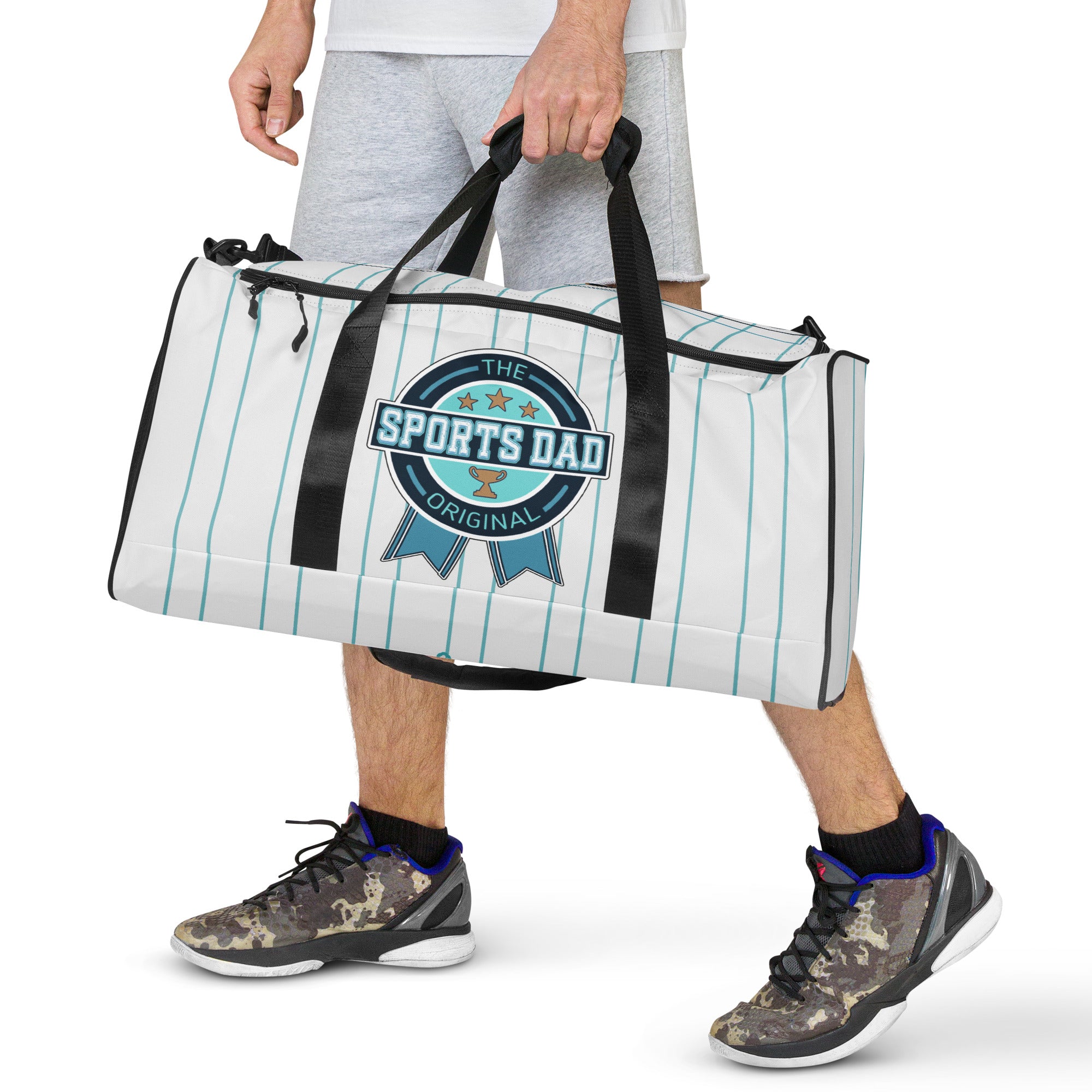 Sports Dad Ultimate Duffle Bag - Teal Line Up